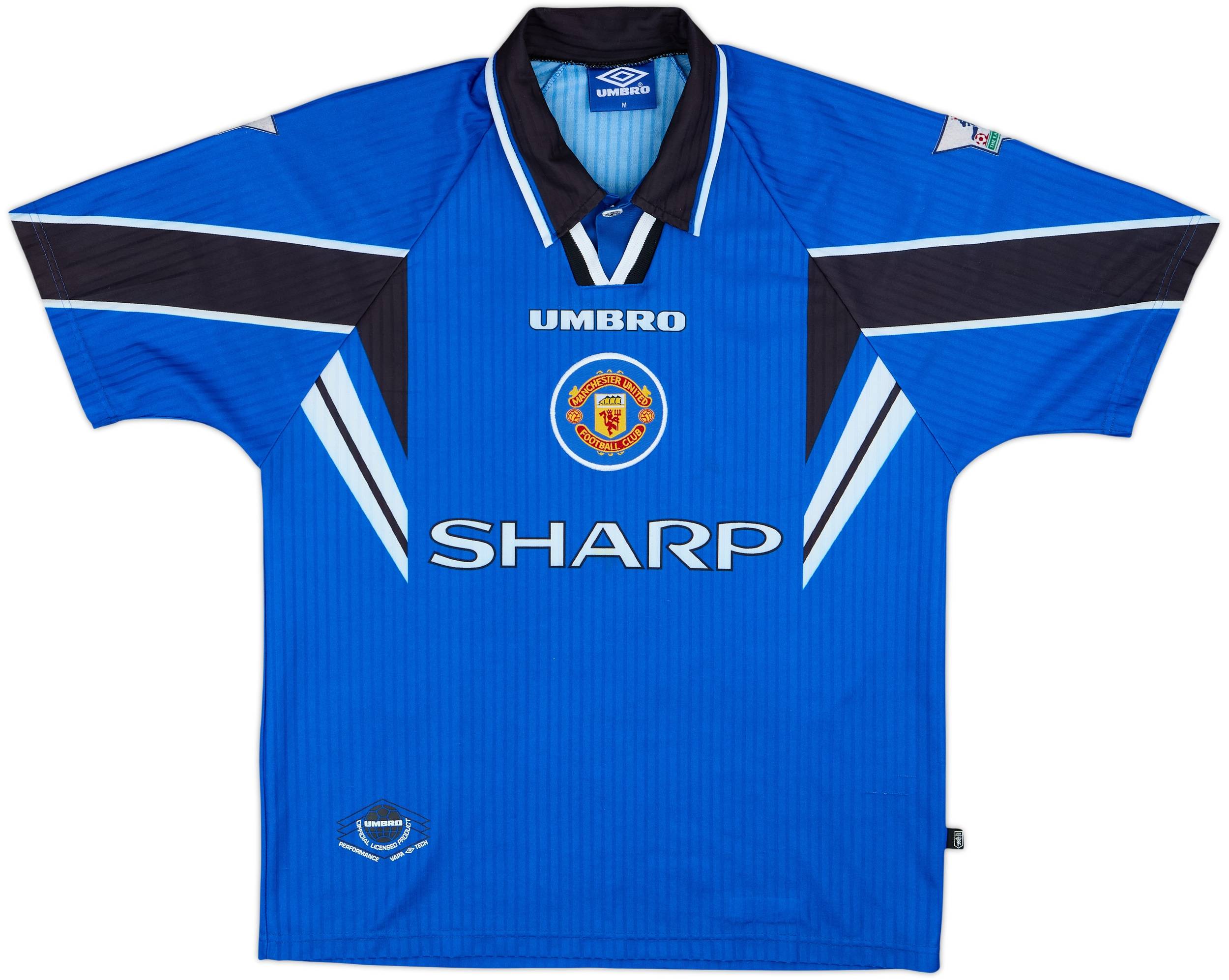 1996-98 Manchester United Third Shirt Cantona #7 - 8/10 - (M)