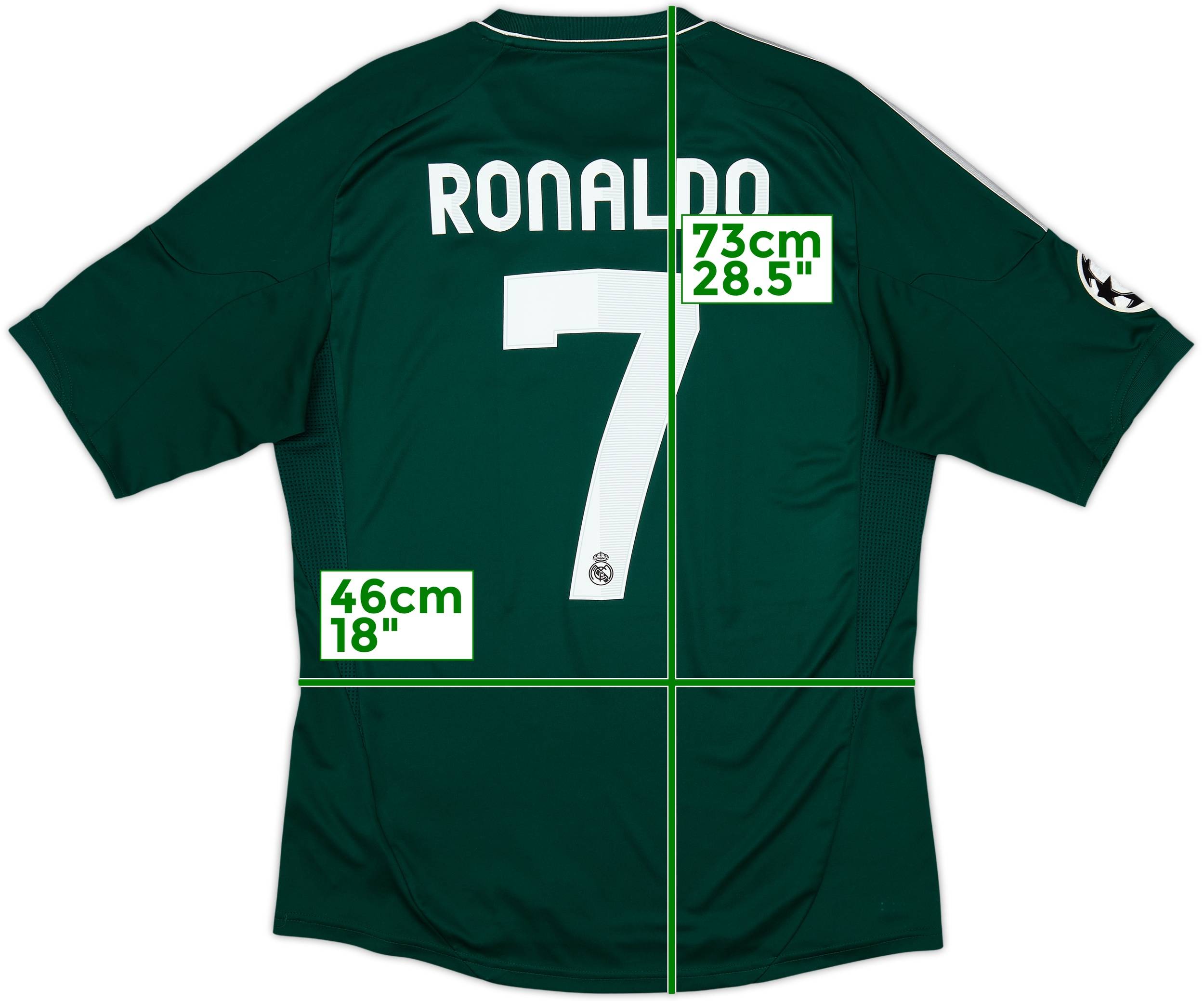 2012-13 Real Madrid CL Third Shirt Ronaldo #7 - 6/10 - (M)
