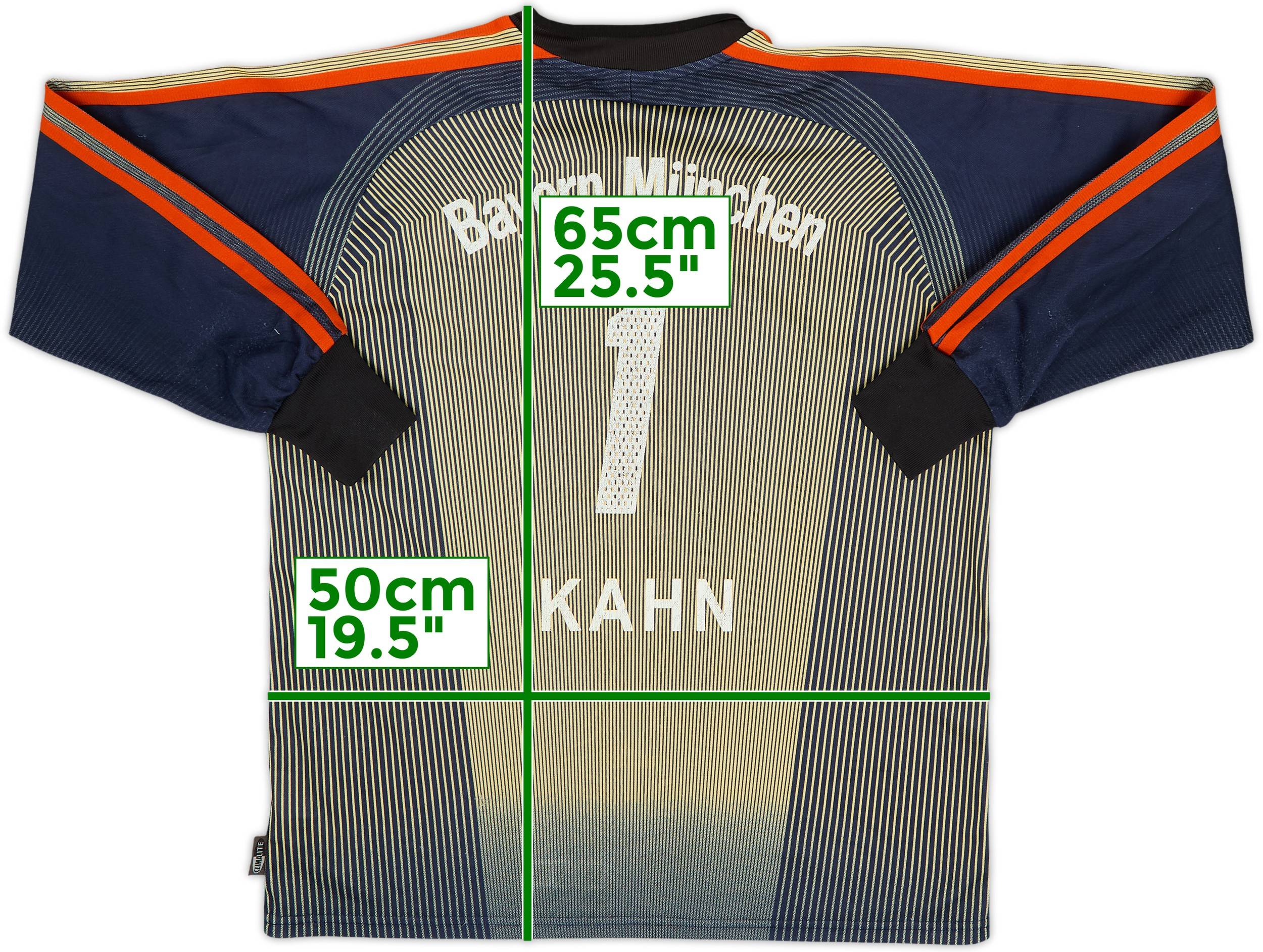 Bayern München KAHN ゴールキーパーシャツ 2001-02 Bayern Munich GK