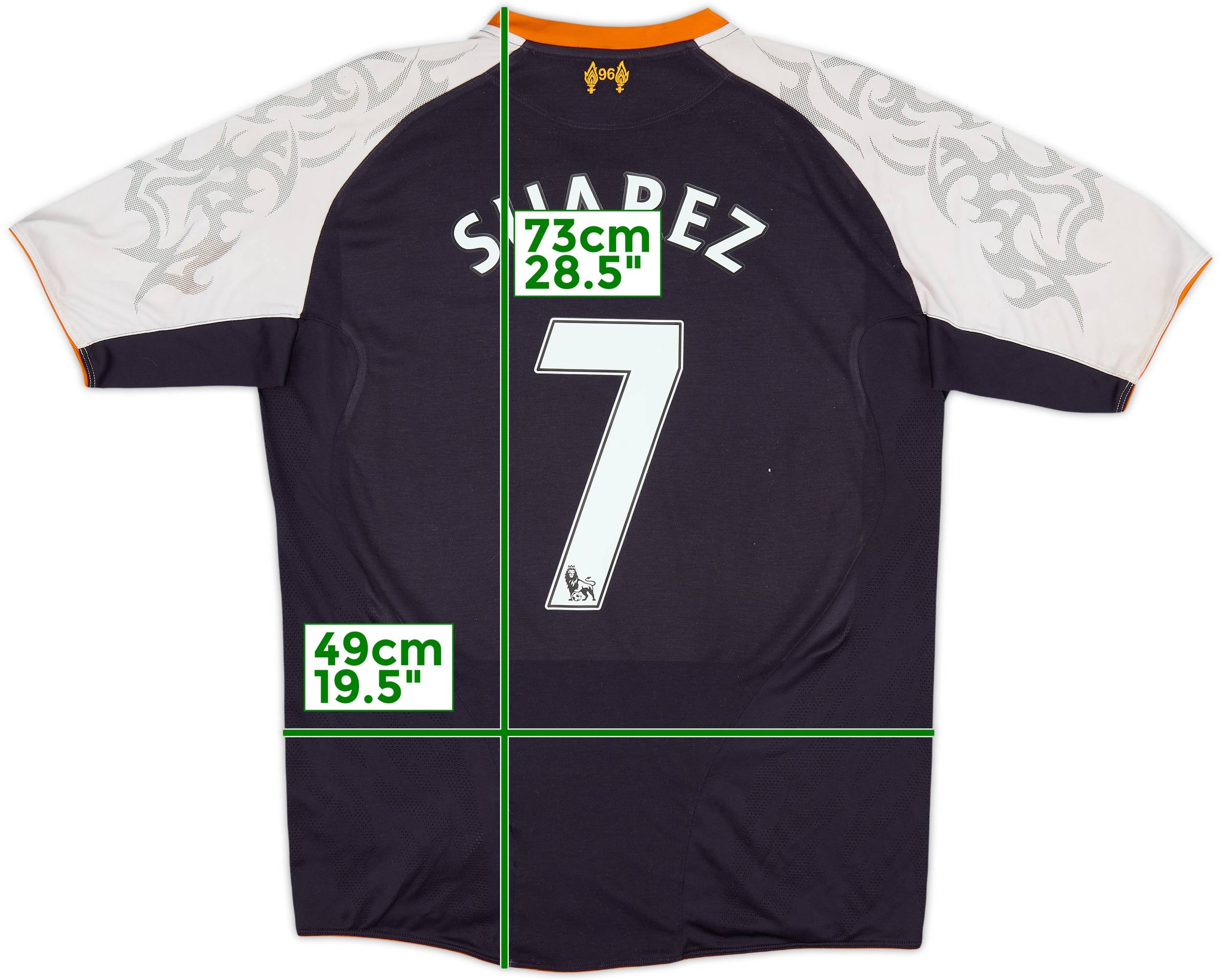 2012-13 Liverpool Third Shirt Suarez #7 - 6/10 - (L)