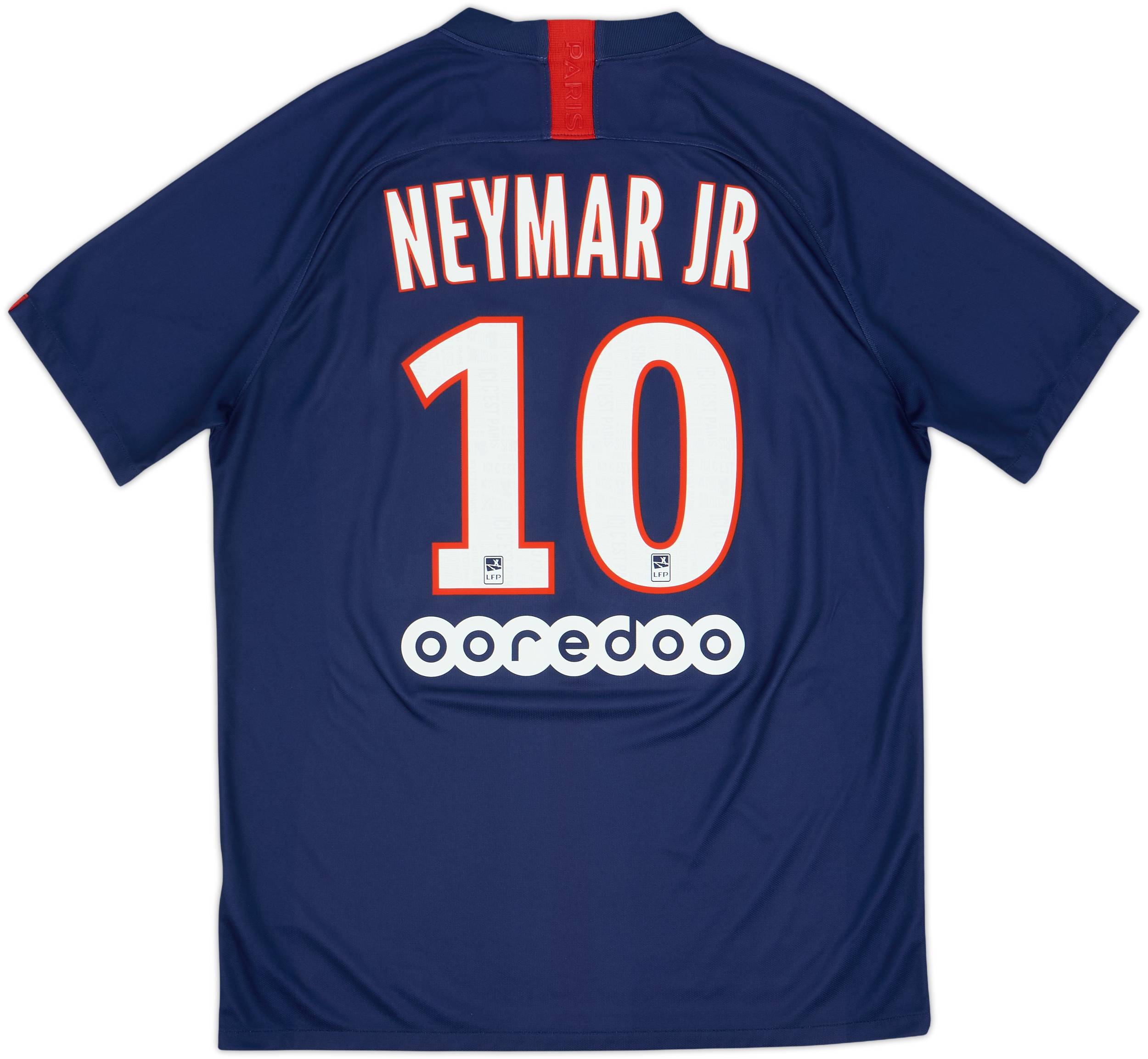 2019-20 Paris Saint-Germain Home Shirt Neymar Jr #10 - 8/10 - (L)