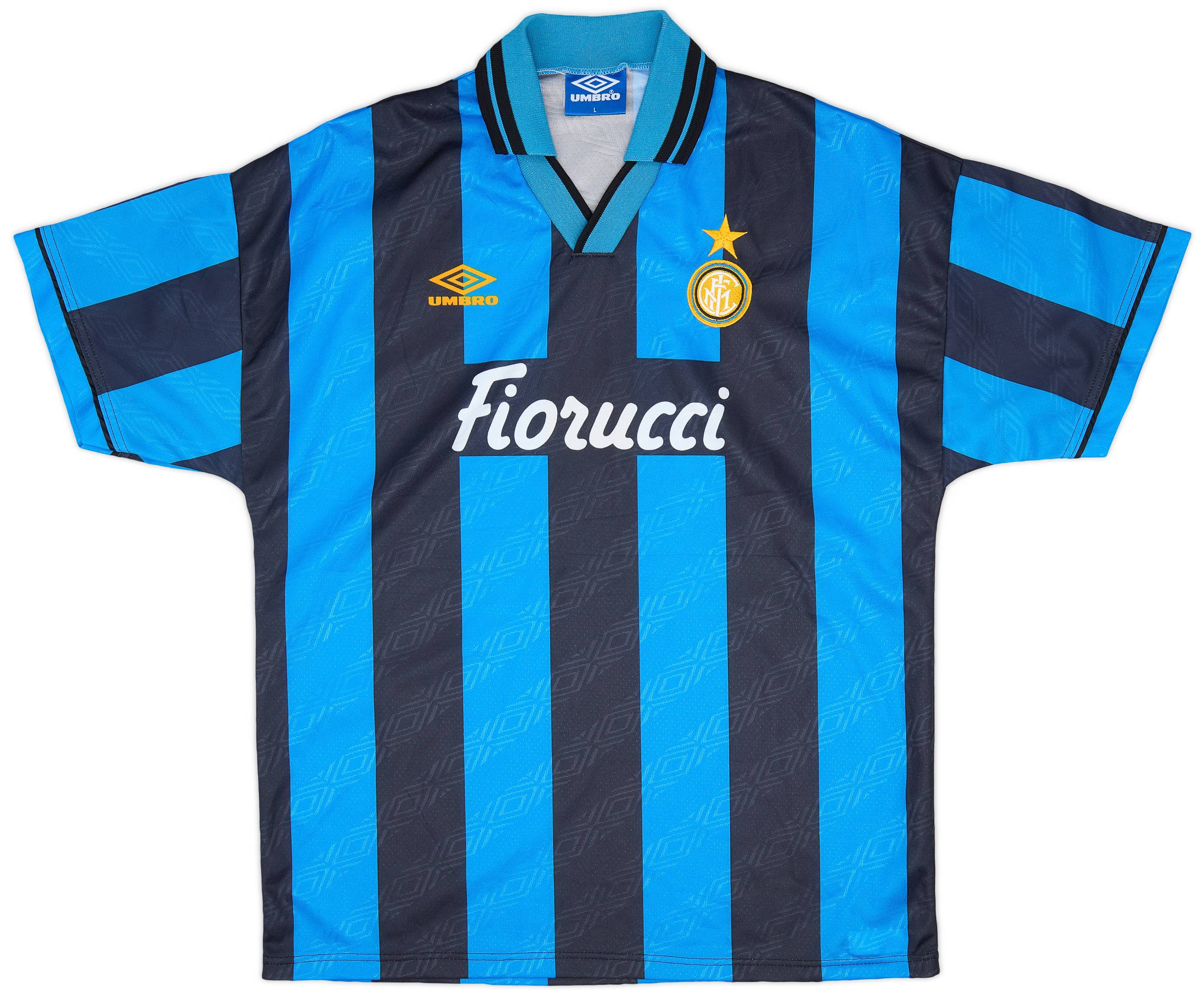 1994-95 Inter Milan Home Shirt - 8/10 - (L)