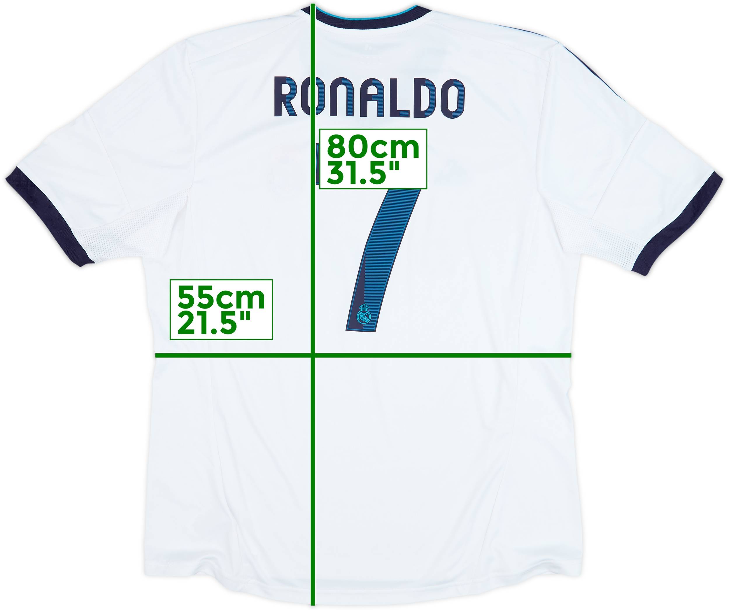 2012-13 Real Madrid Home Shirt Ronaldo #7 - 7/10 - (XL)