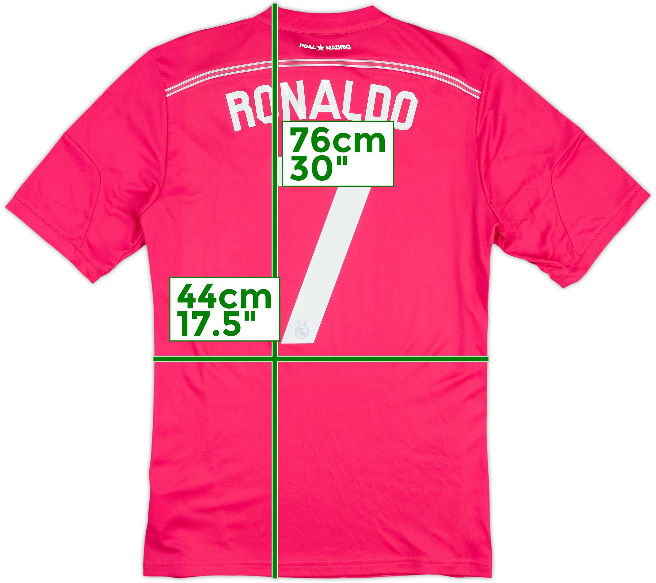 2014-15 Real Madrid Away Shirt Ronaldo #7 (M)