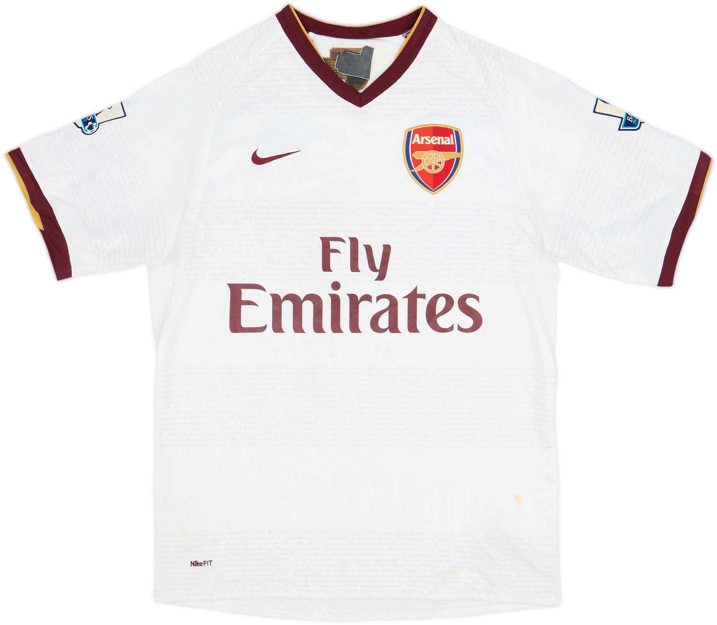 アーセナル Nike シャツ Eduardo 9 M 2007-08 Arsenal Away Shirt Eduardo #9 - 6/10 - (S)