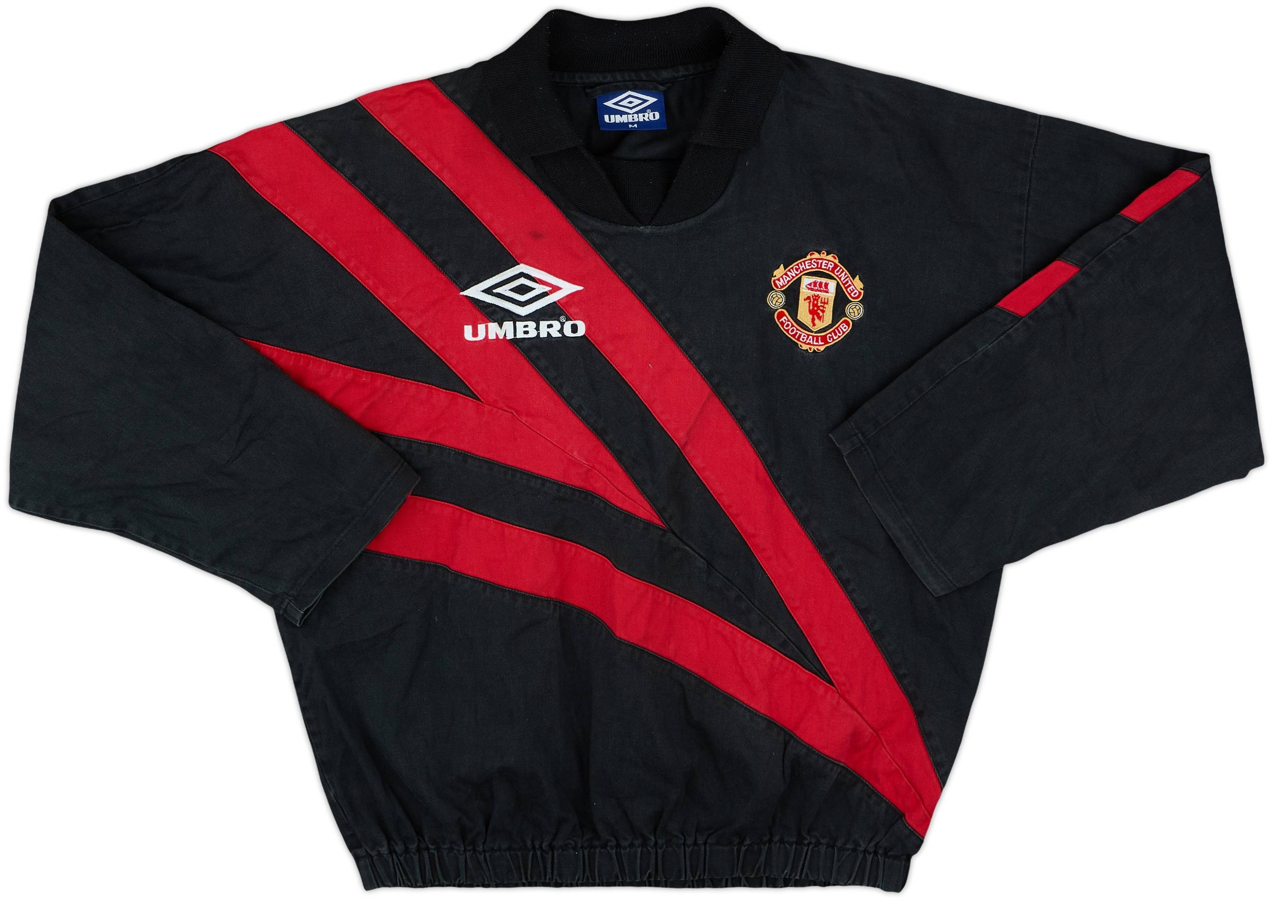 1992-93 Manchester United Umbro Drill Top - 5/10 - (M)