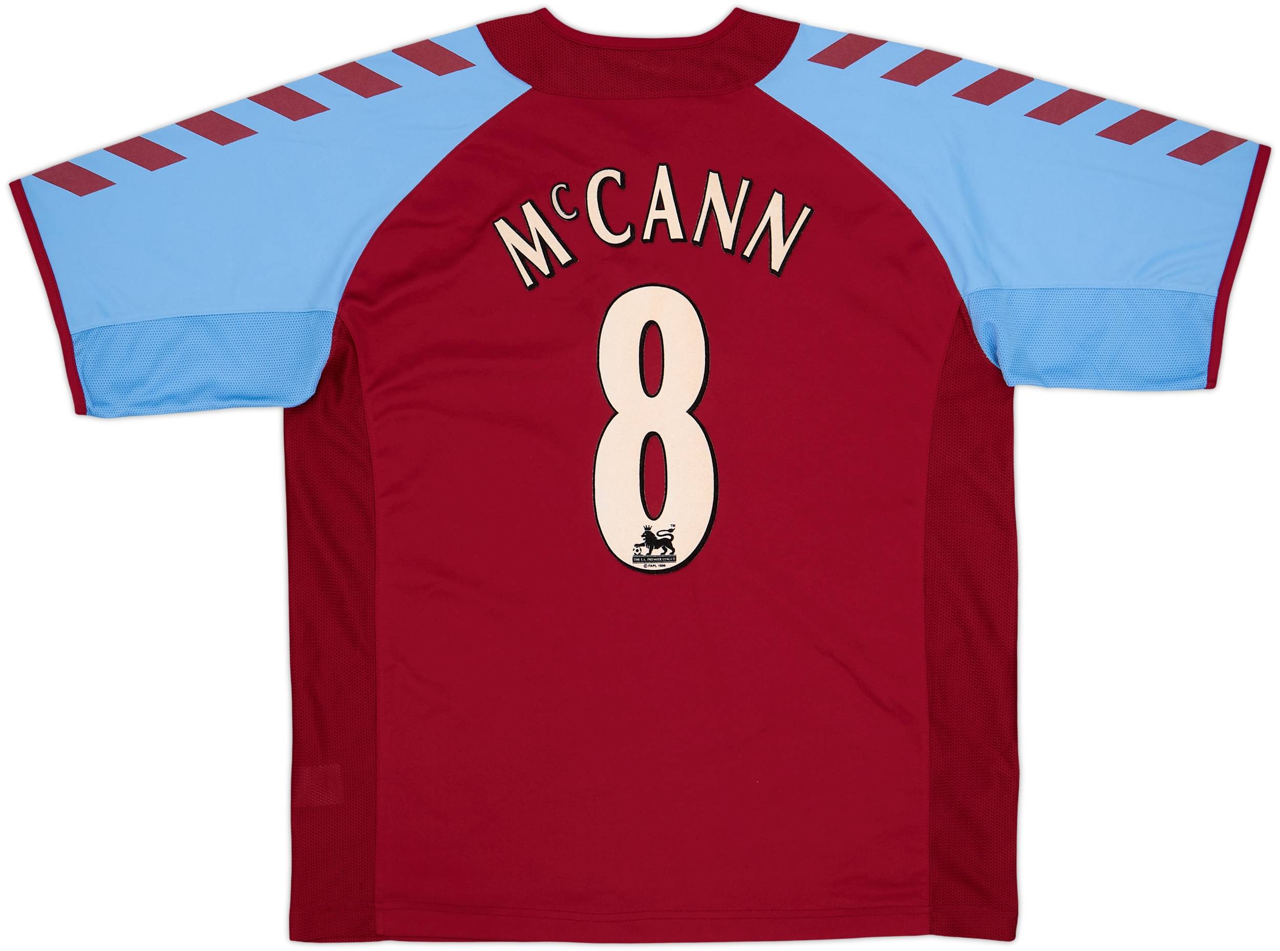 2004-05 Aston Villa Home Shirt McCann #8 - 8/10 - (L)