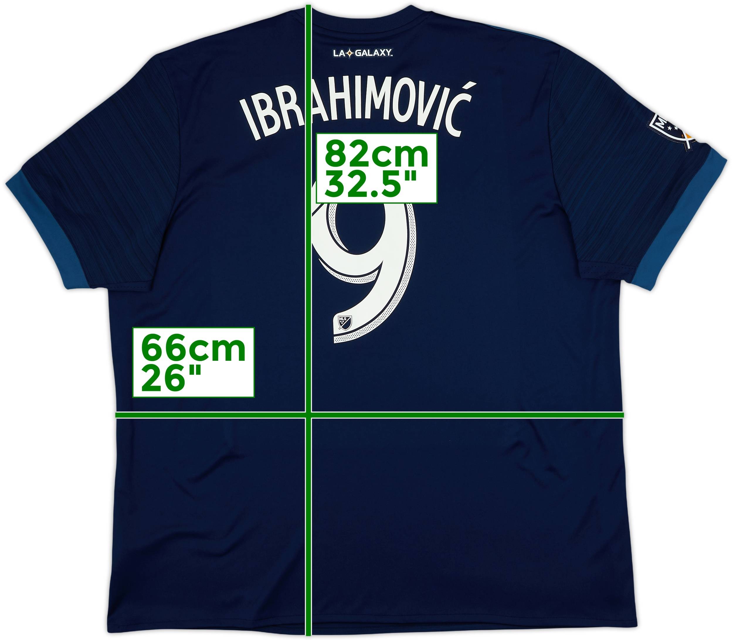 2017-18 LA Galaxy Away Shirt Ibrahimovic #9 - 9/10 - (XXL)