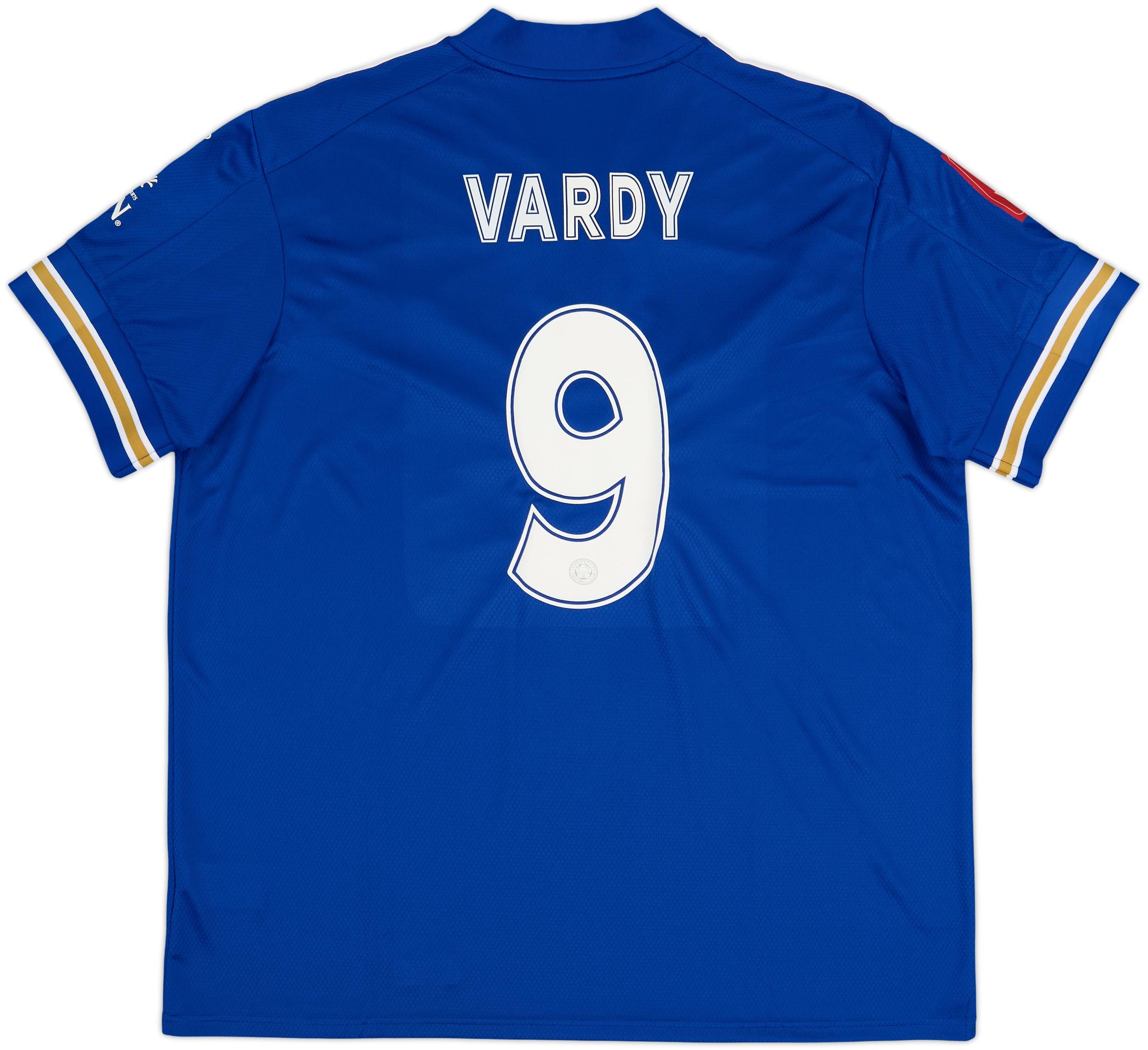 2020-21 Leicester Home Shirt Vardy #9 - 8/10 - (XXL)