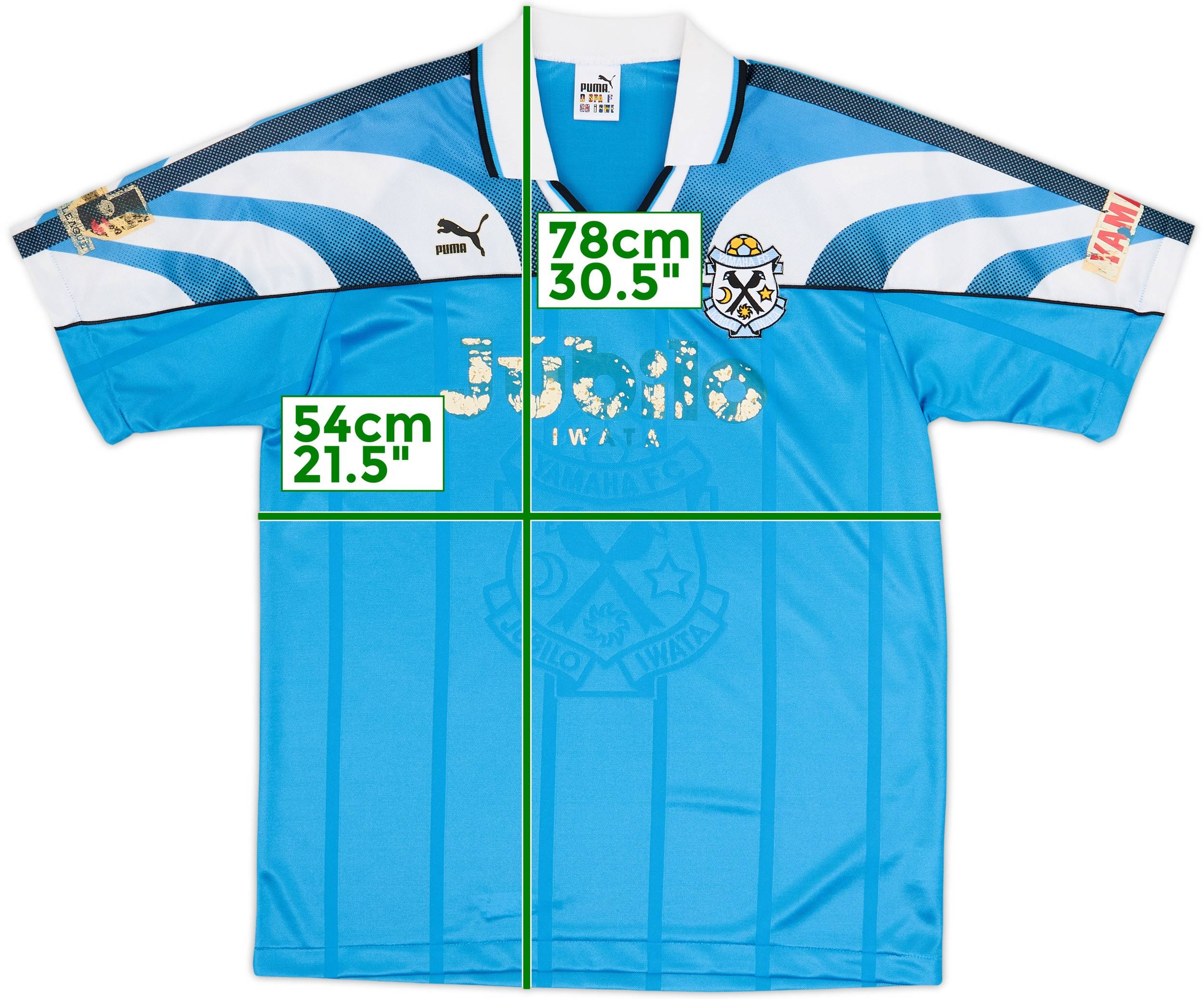 1997 Jubilo Iwata Home Shirt - 4/10 - (L)