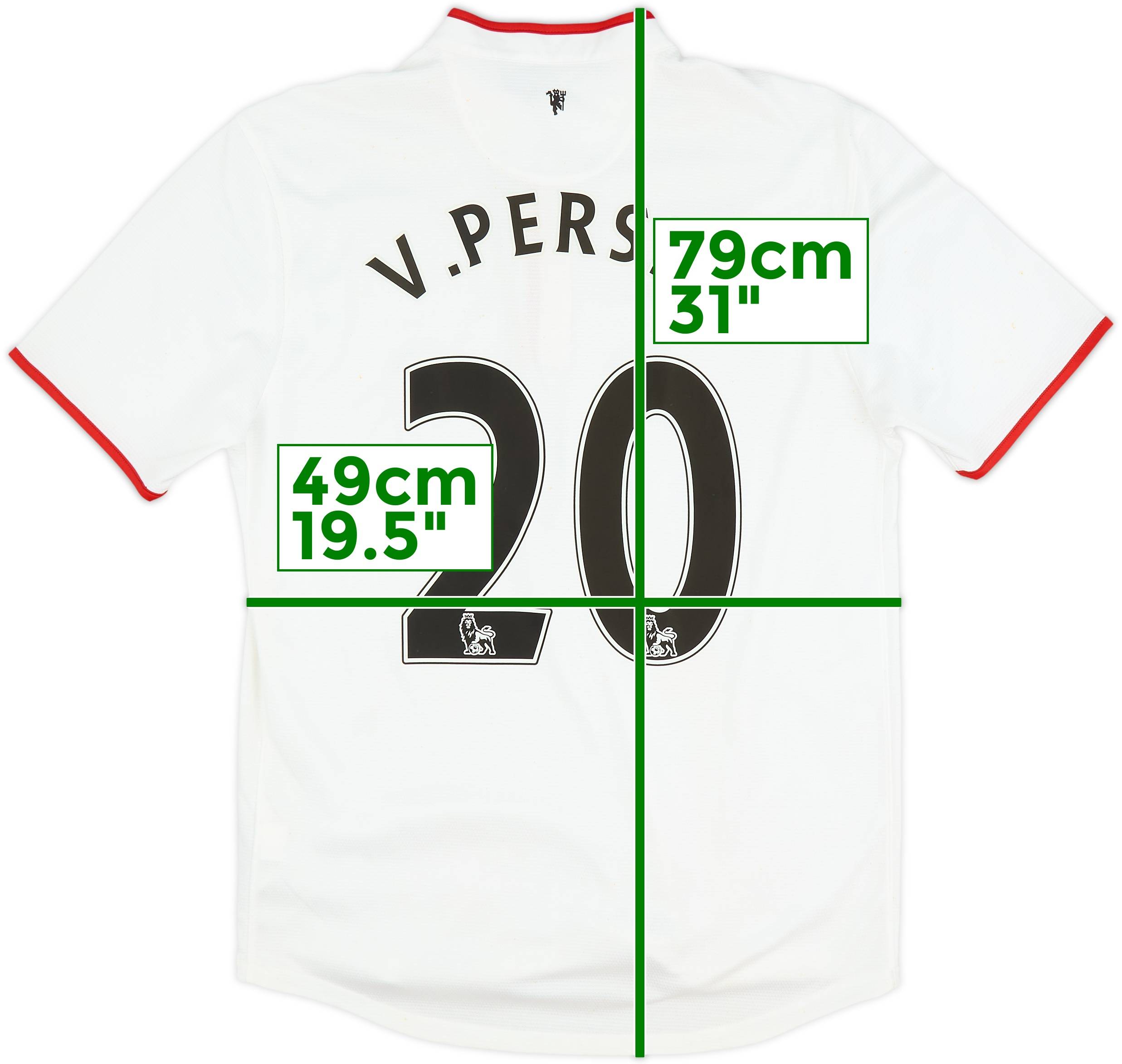 2012-14 Manchester United Away Shirt v.Persie #20 - 6/10 - (M)