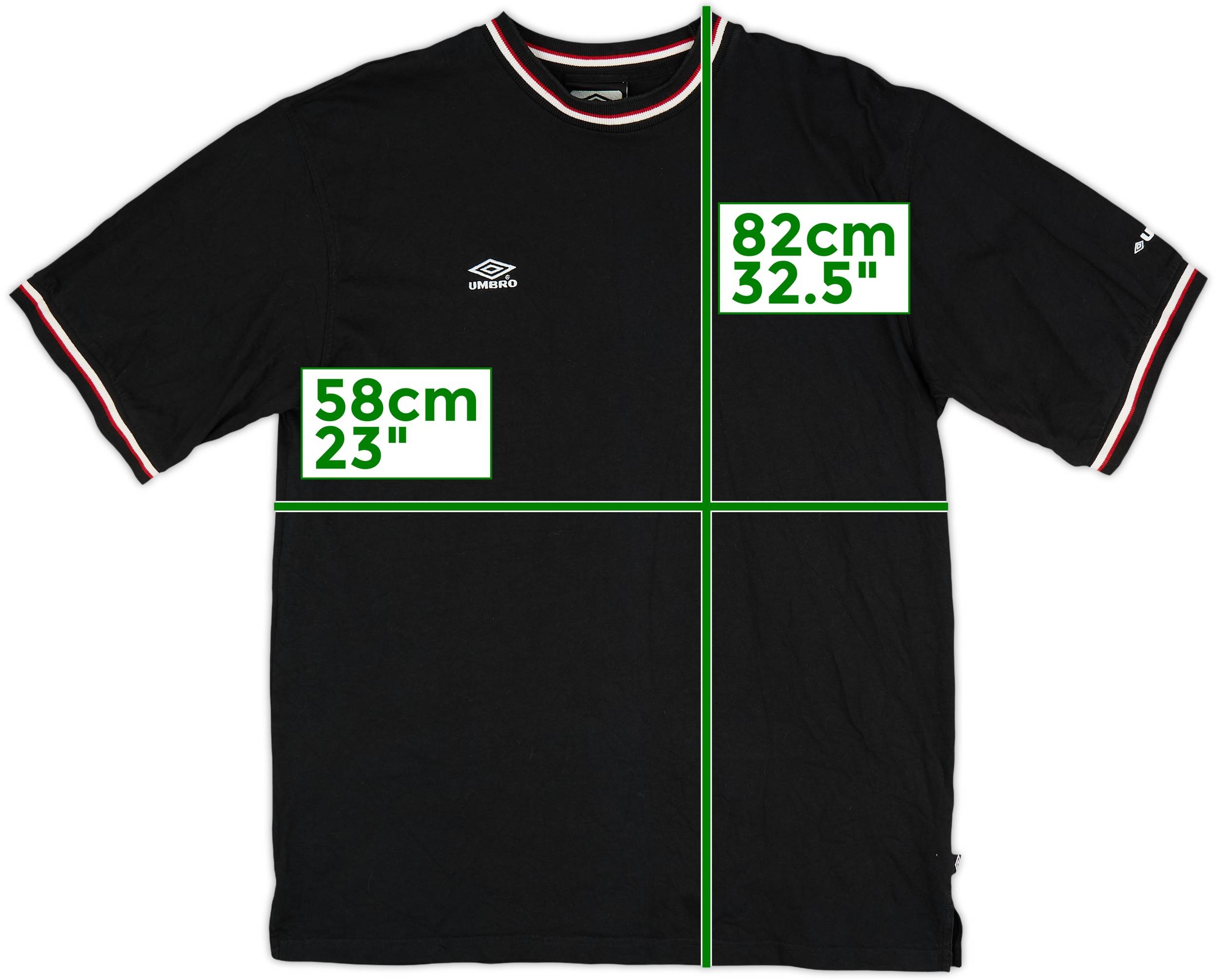 2000-01 Manchester United Umbro Training Shirt - 9/10 - (XL)