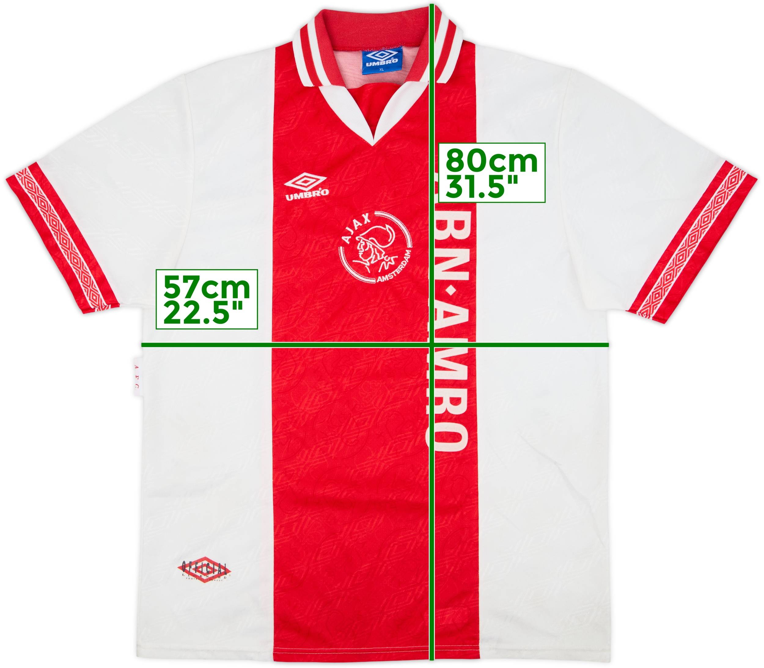 1994-95 Ajax Home Shirt - 8/10 - (XL)