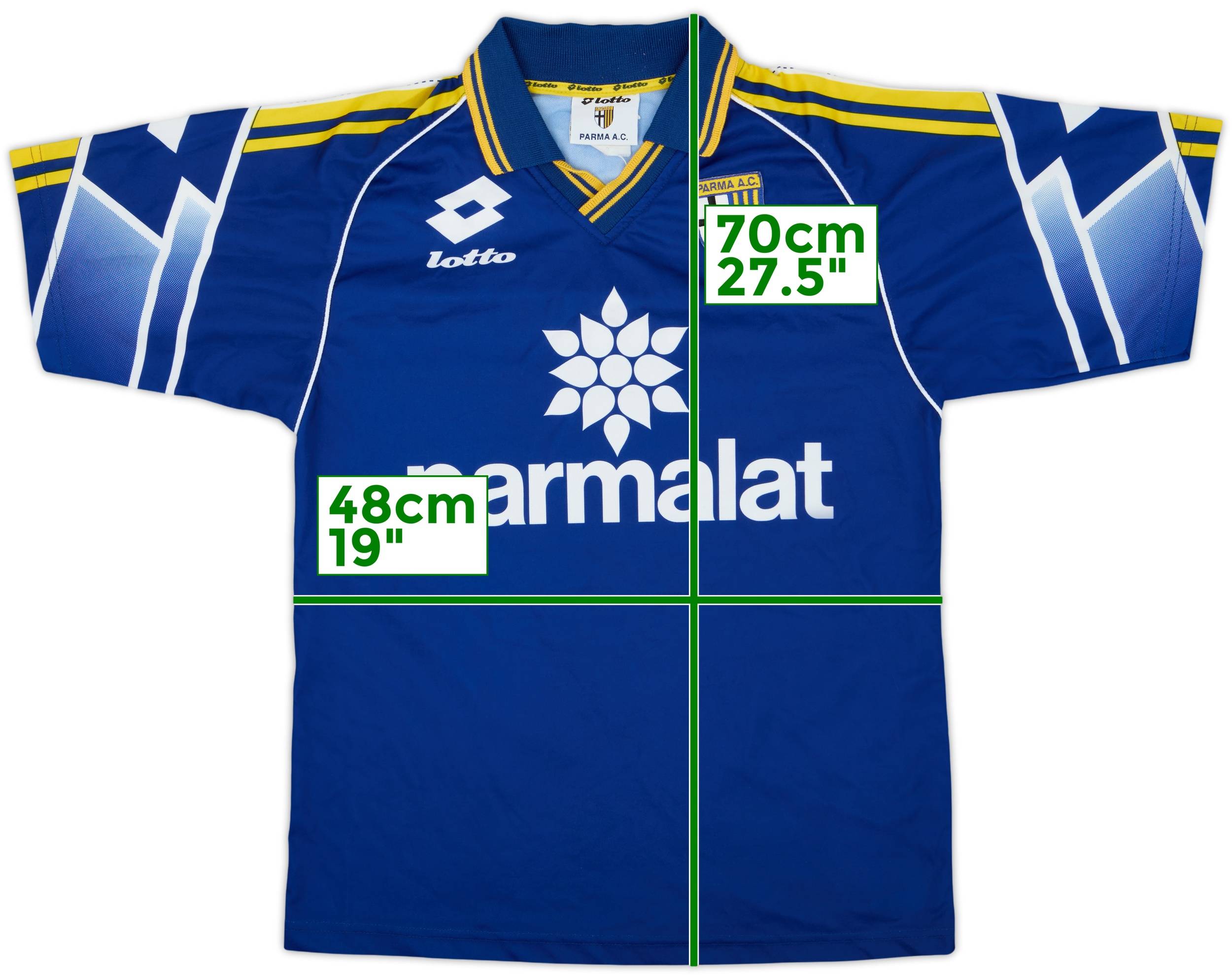 1998-99 Parma Lotto Player Issue Training Shirt #236 - 8/10 - (S)