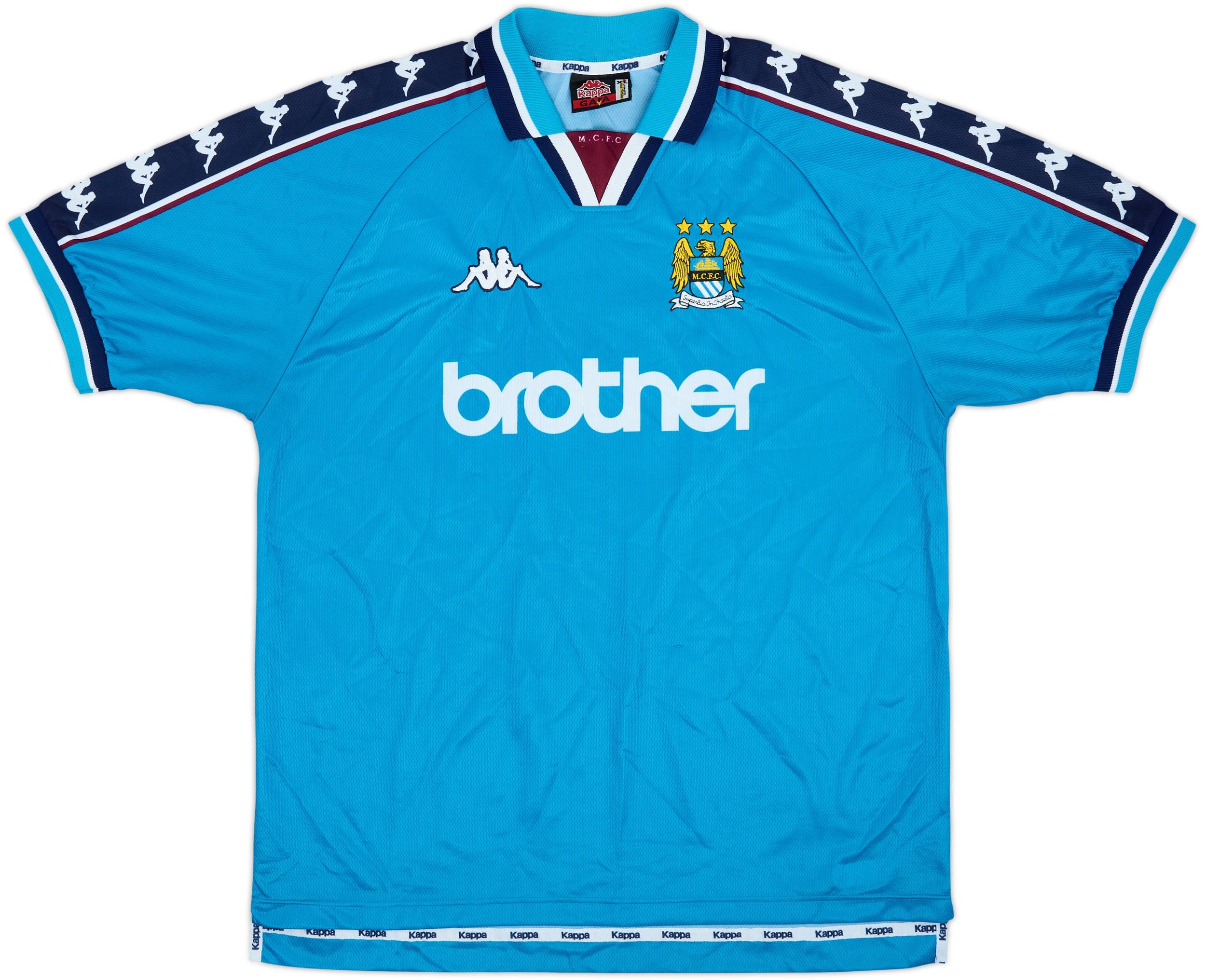 1997-99 Manchester City Home Shirt - 9/10 - (XL)