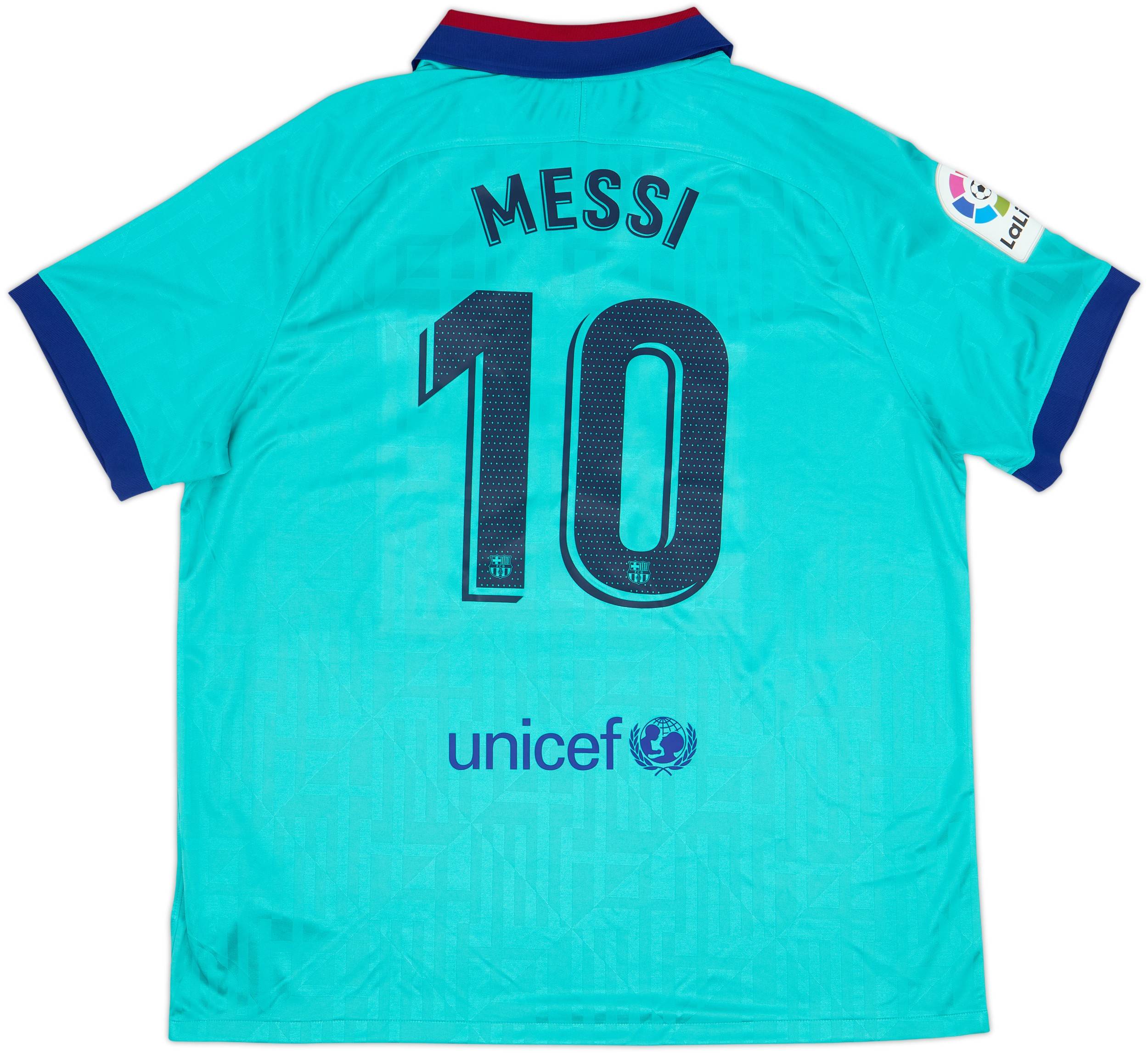 2019-20 Barcelona Third CL Shirt Messi #10 - 9/10 - (XXL)