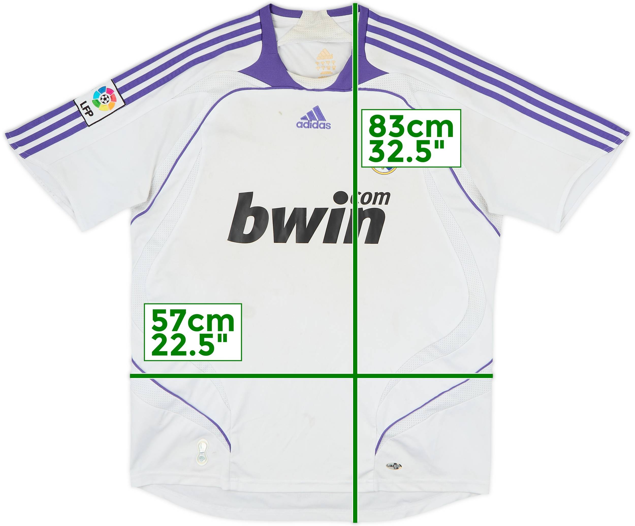 2007-08 Real Madrid Home Shirt - 4/10 - (L)