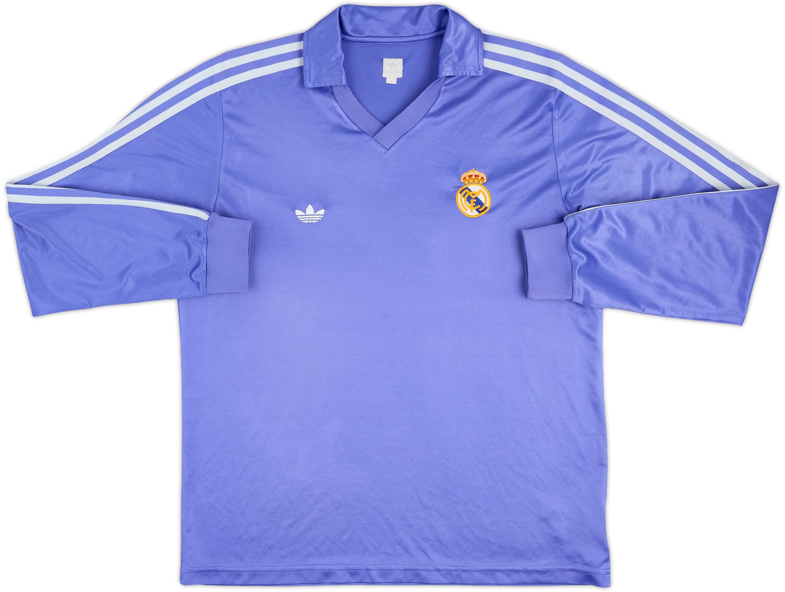 2004-05 Real Madrid adidas Heritage L/S Shirt - 9/10 - (L)