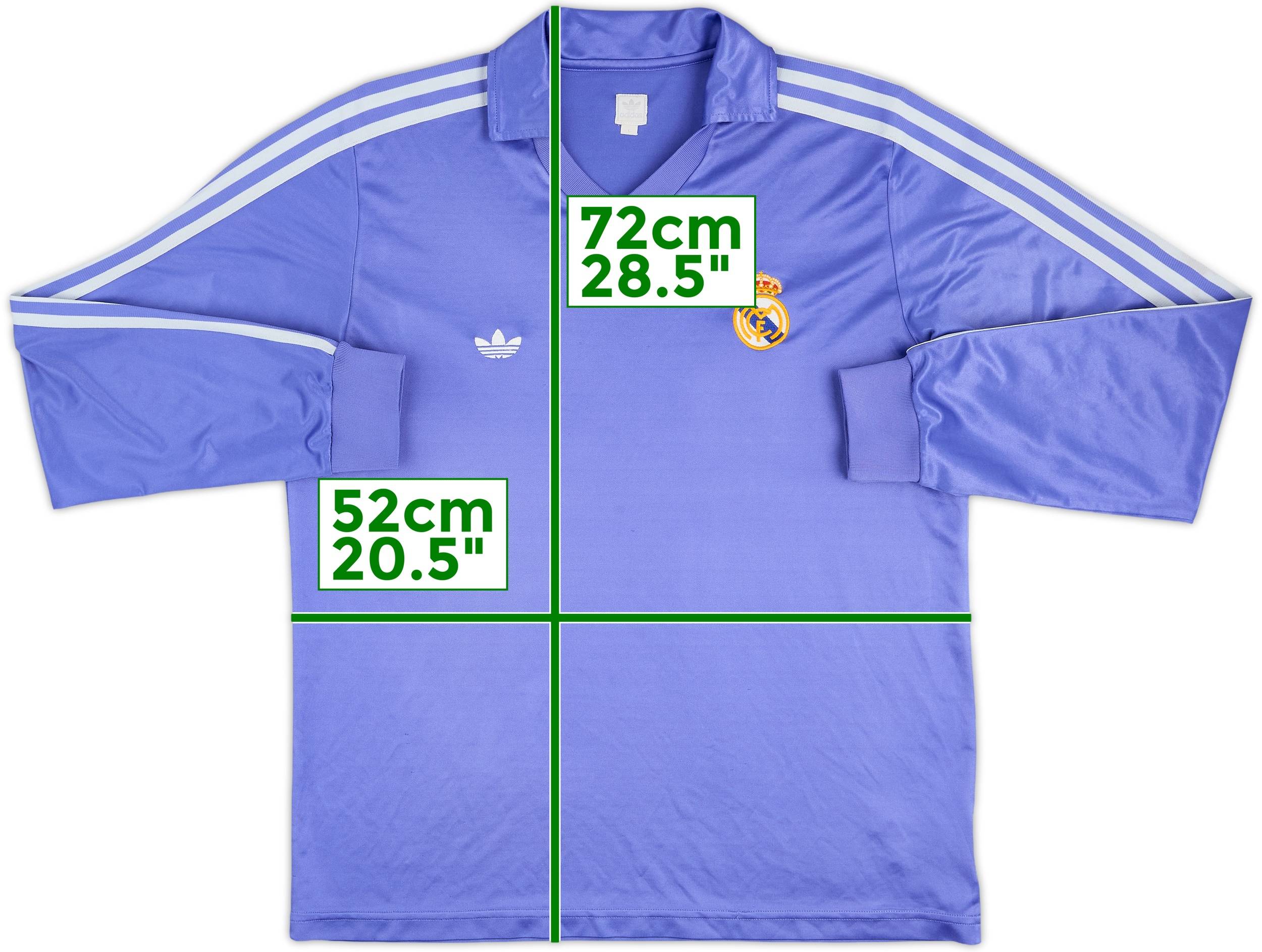 2004-05 Real Madrid adidas Heritage L/S Shirt - 9/10 - (L)