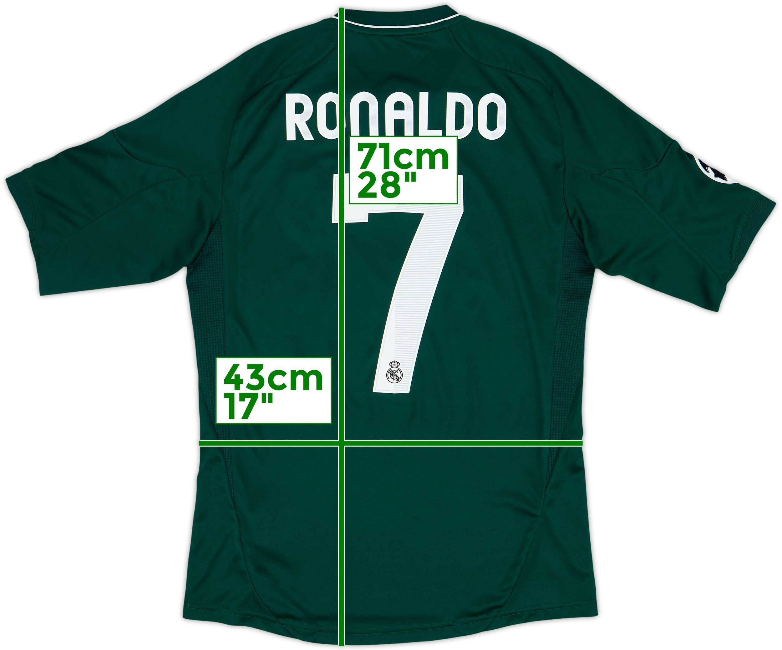 2012-13 Real Madrid CL Third Shirt Ronaldo #7 - 7/10 - (L)