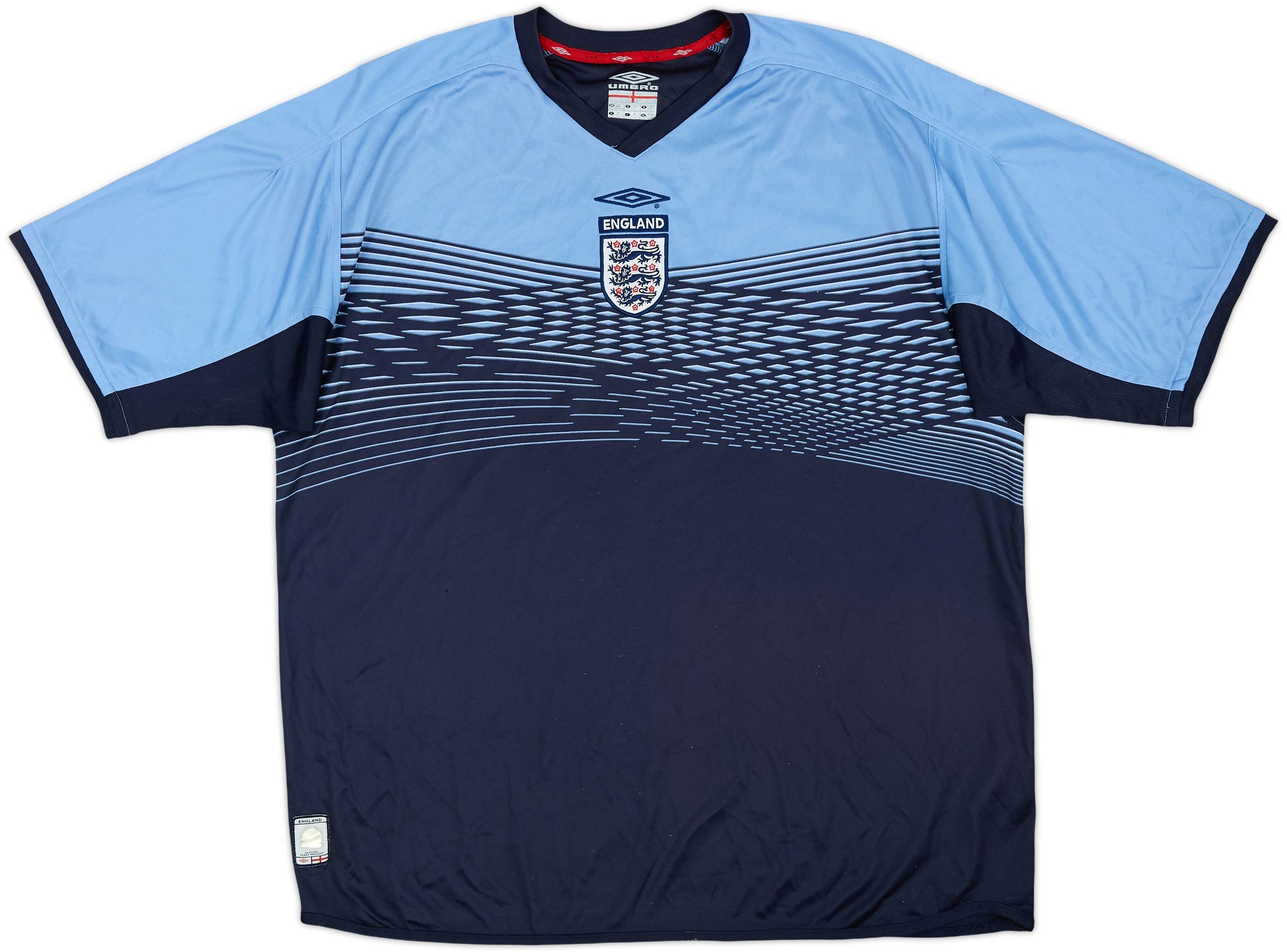 Umbro soccerTシャツ　England 2003-04 England Umbro Training Shirt - 5/10 - (XL)