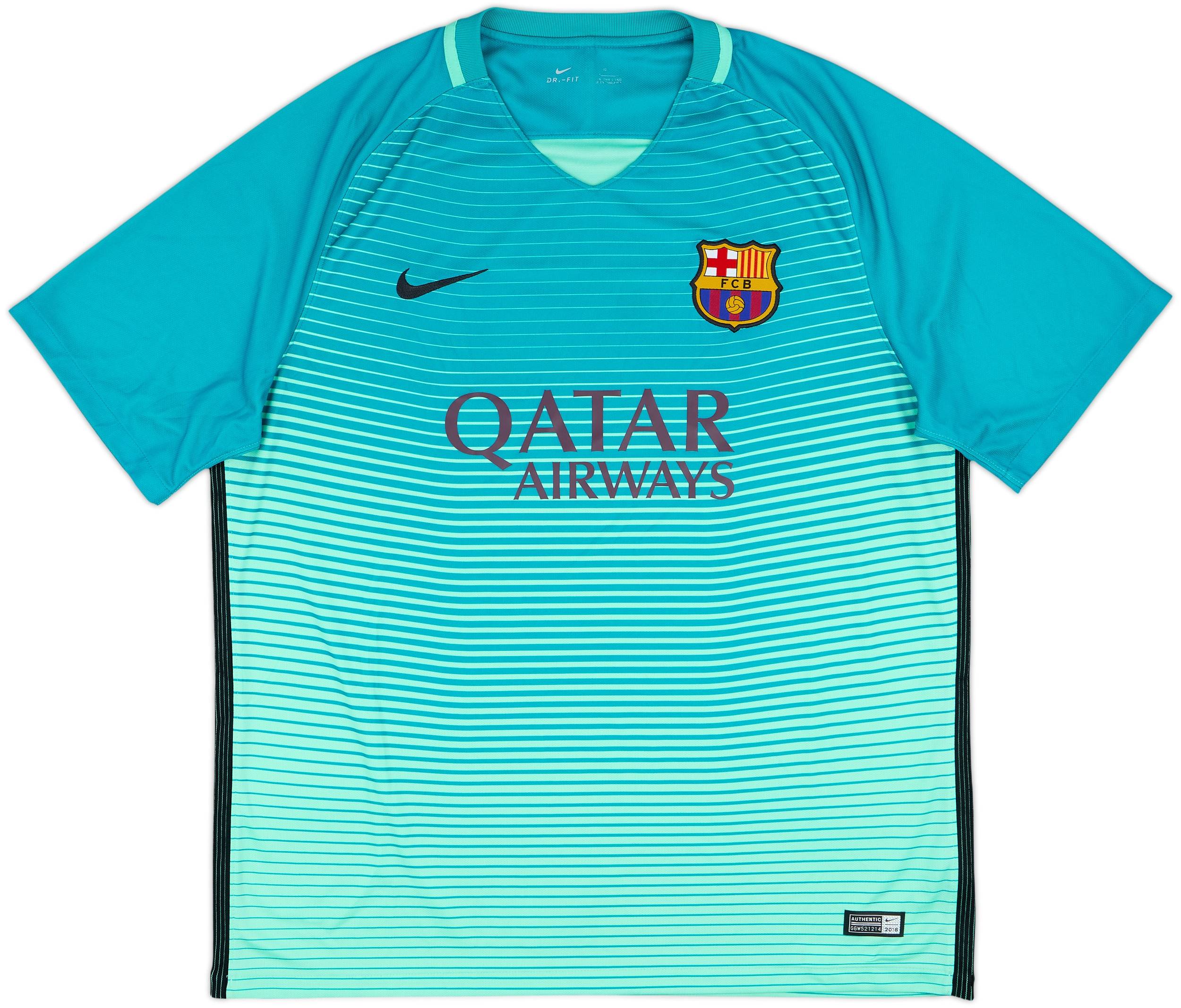 2016-17 Barcelona Third Shirt Neymar Jr #11 - 8/10 - (XL)