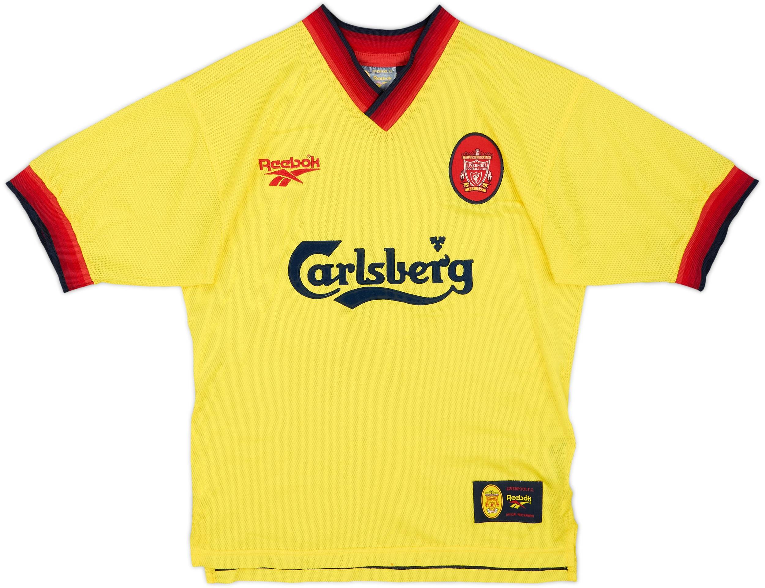 1997-99 Liverpool Away Shirt Owen #18 - 8/10 - (S)