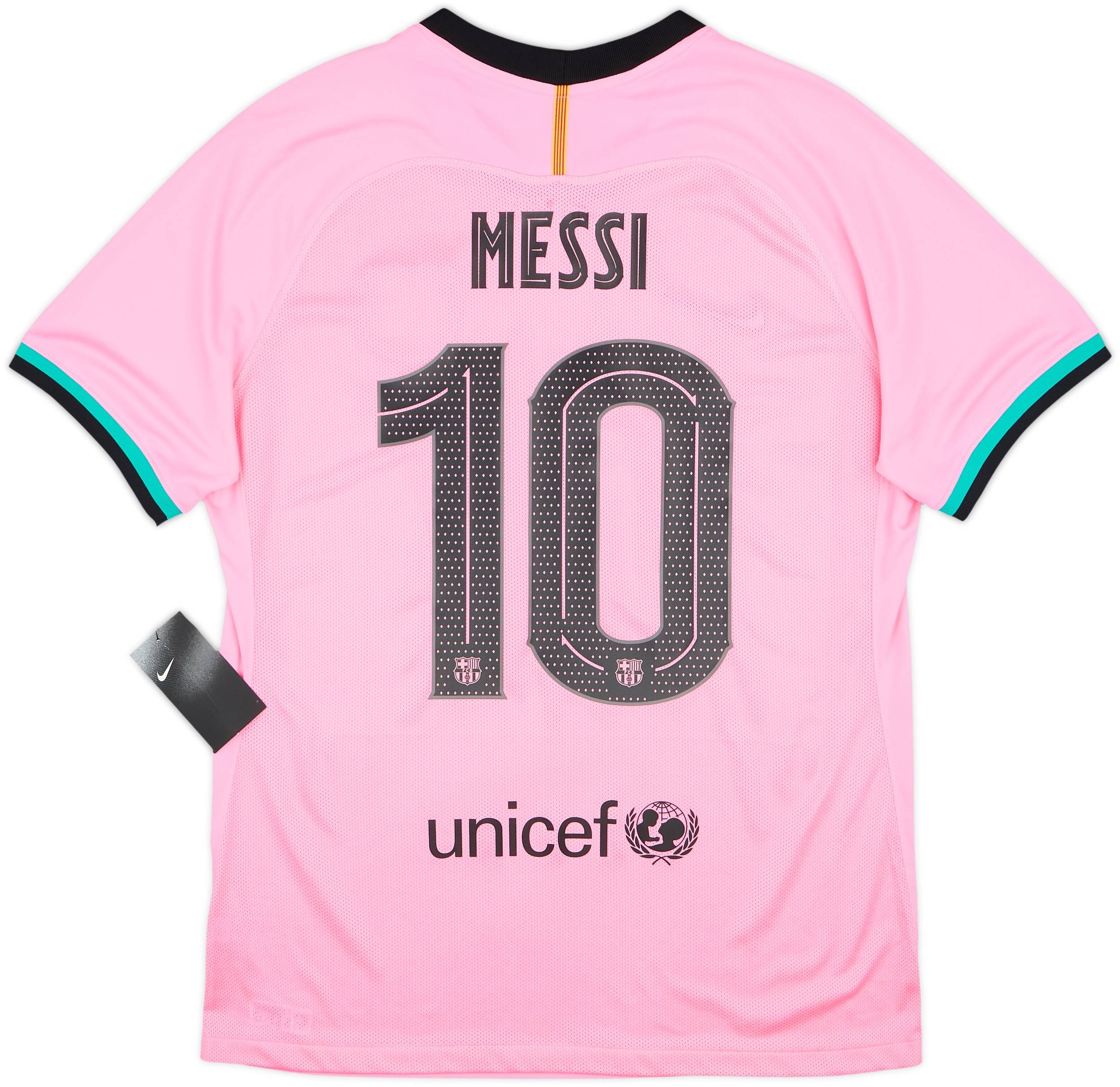 2020-21 Barcelona Authentic Third Shirt Messi #10 (XL)