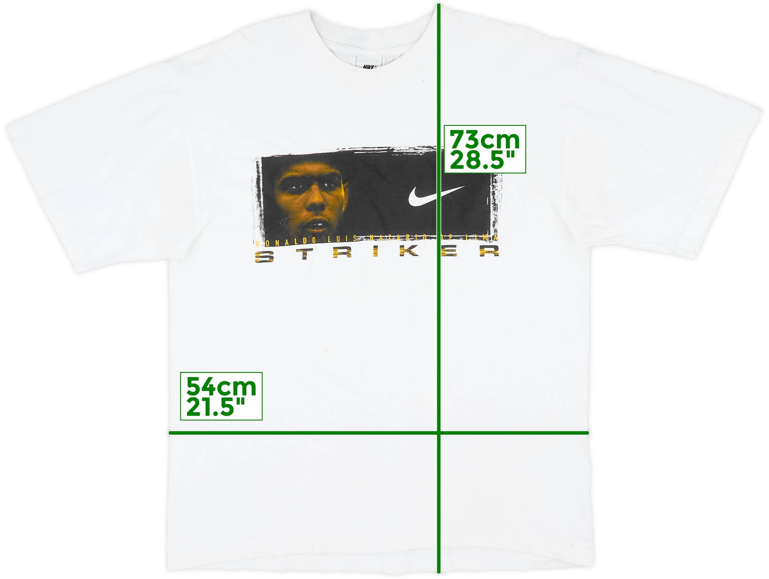 1998 Brazil Nike 'Ronaldo' Graphic Tee - 7/10 - (M)