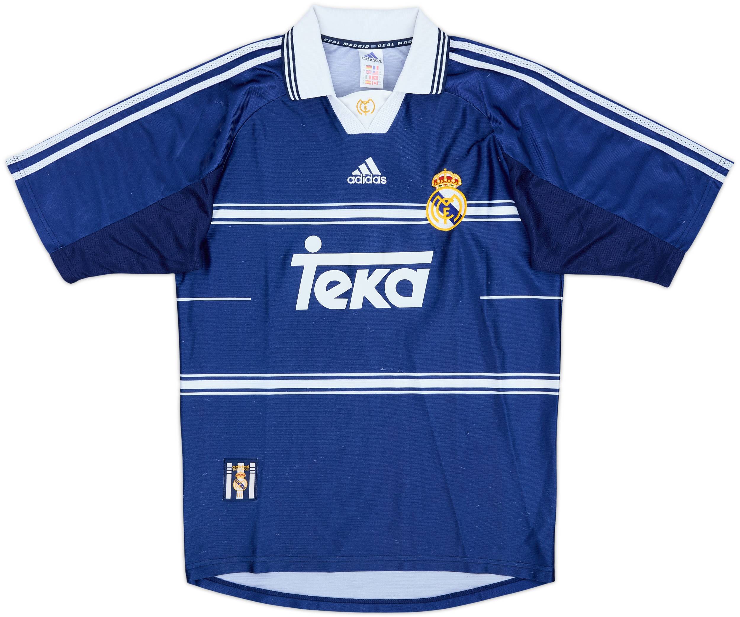 1998-99 Real Madrid Away Shirt Morientes #15 - 7/10 - (S)