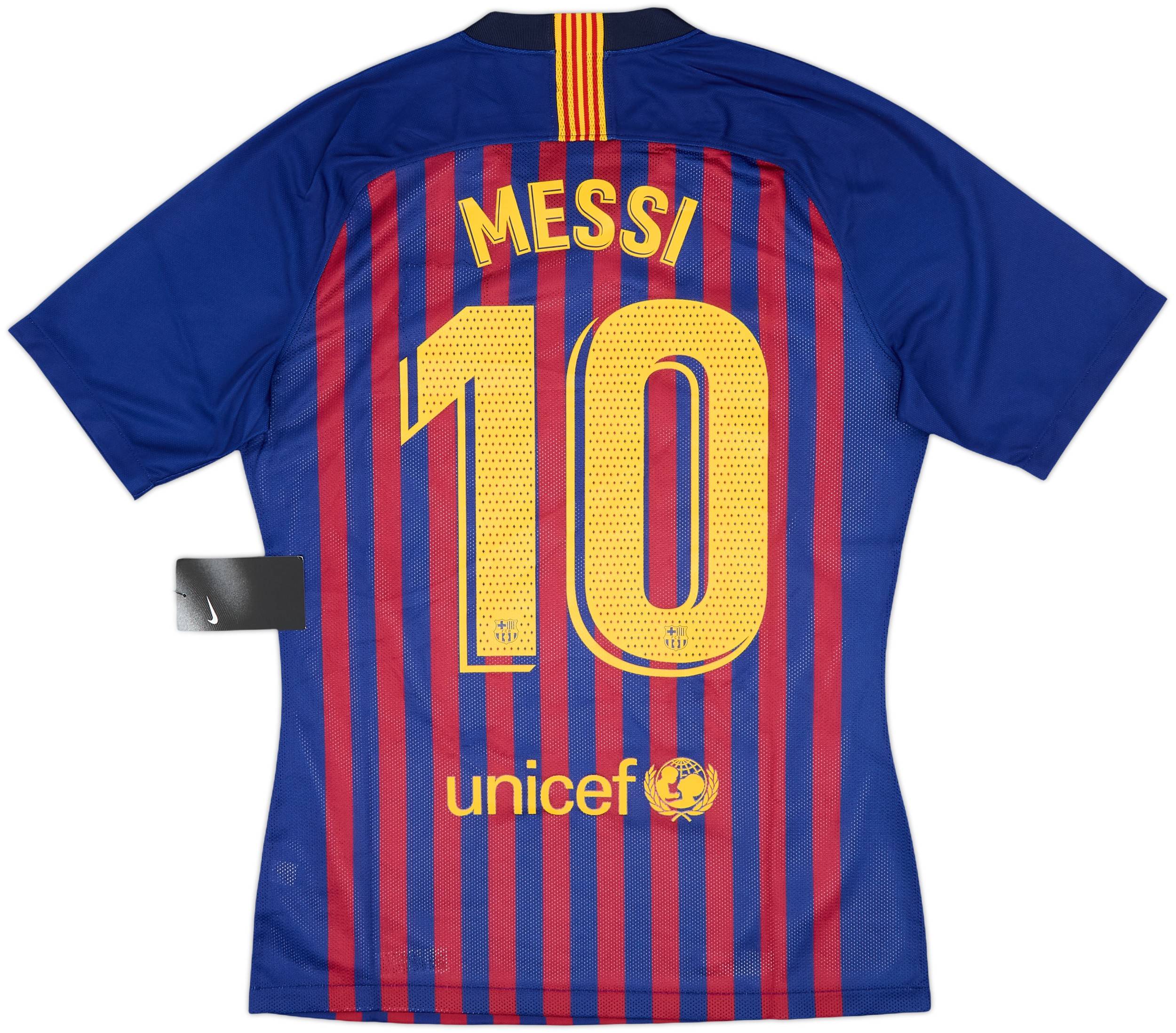 2018-19 Barcelona Player Issue Home Shirt Messi #10 (M)