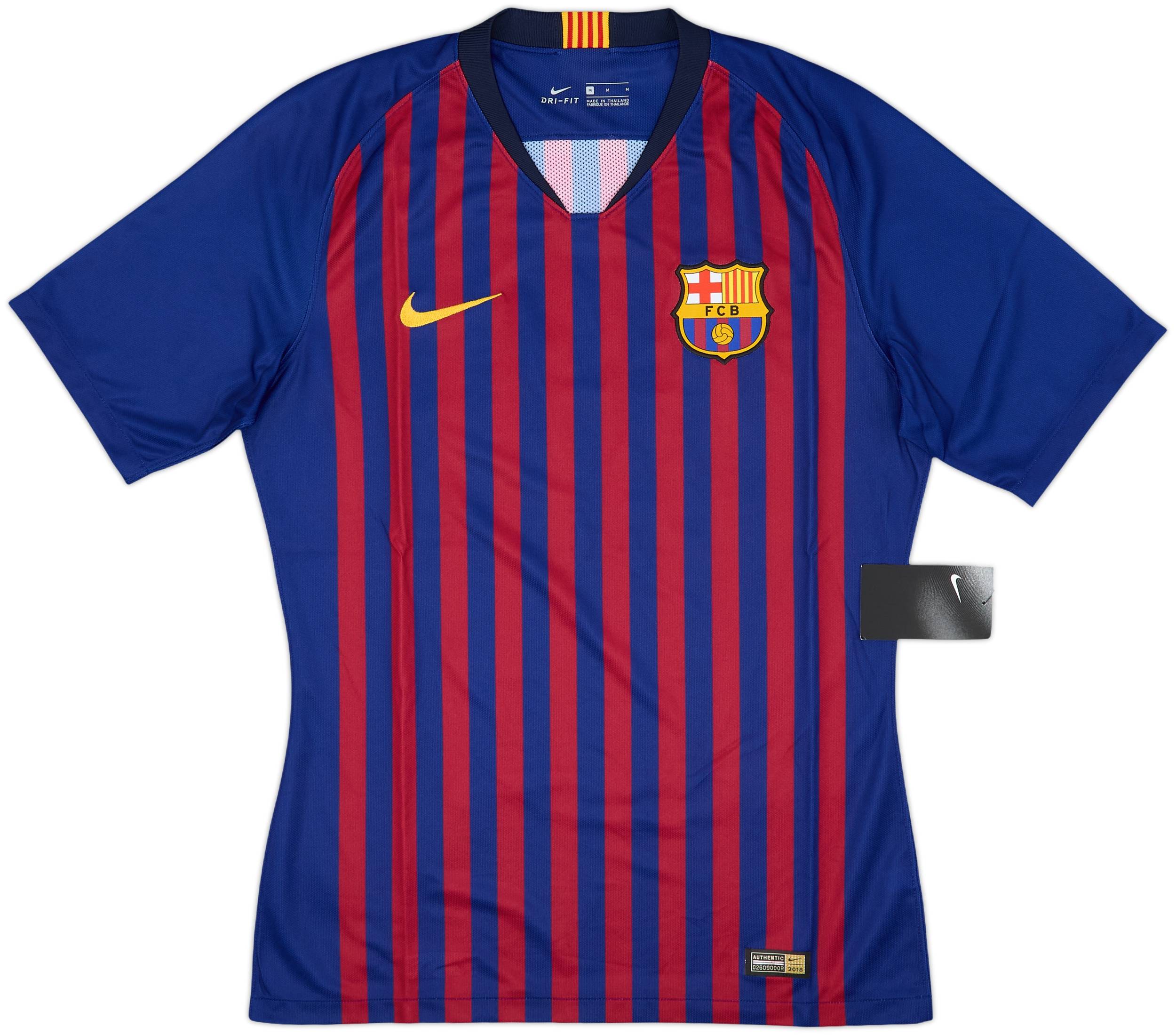 2018-19 Barcelona Player Issue Home Shirt Messi #10 (M)