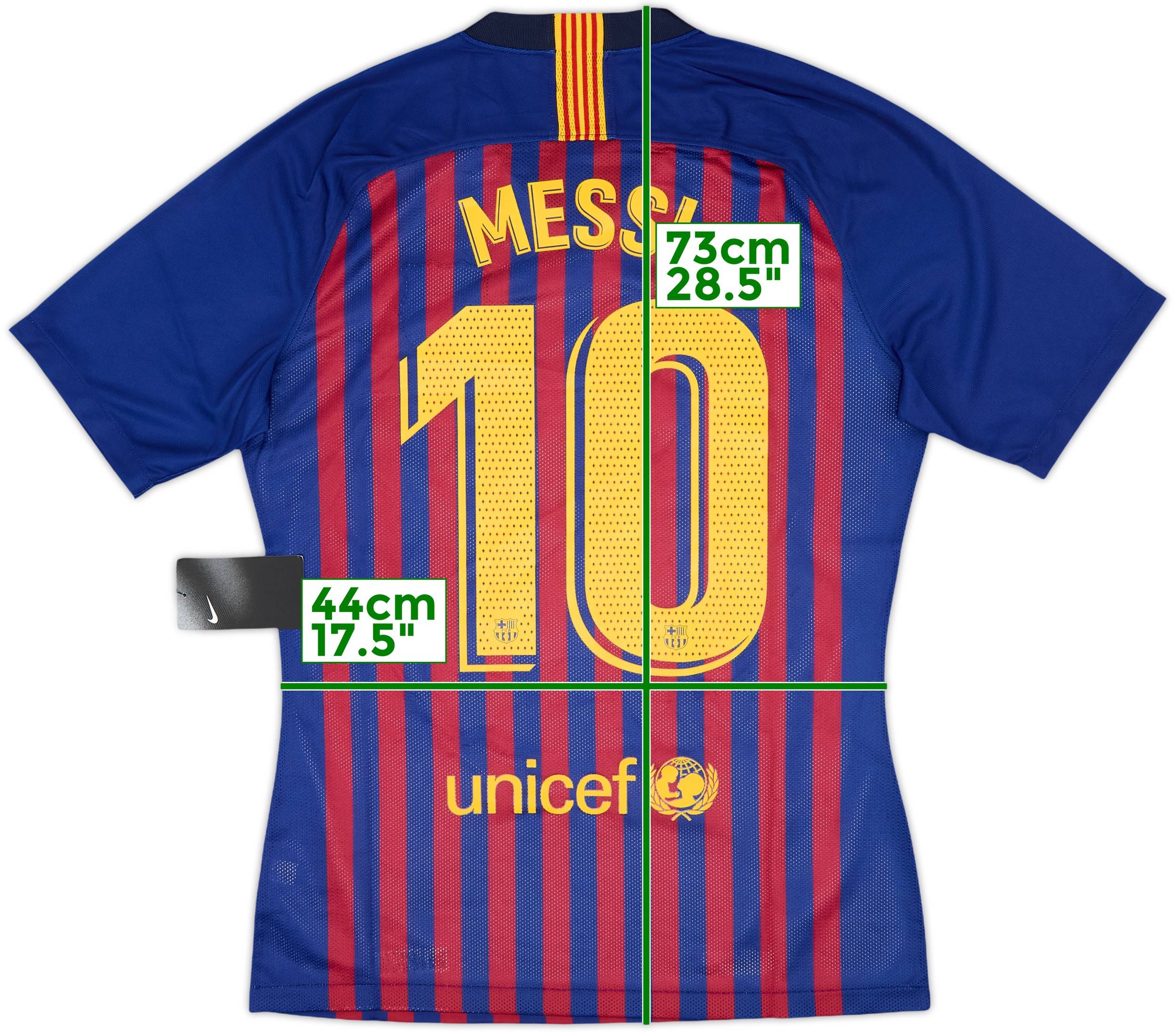 2018-19 Barcelona Player Issue Home Shirt Messi #10 (M)