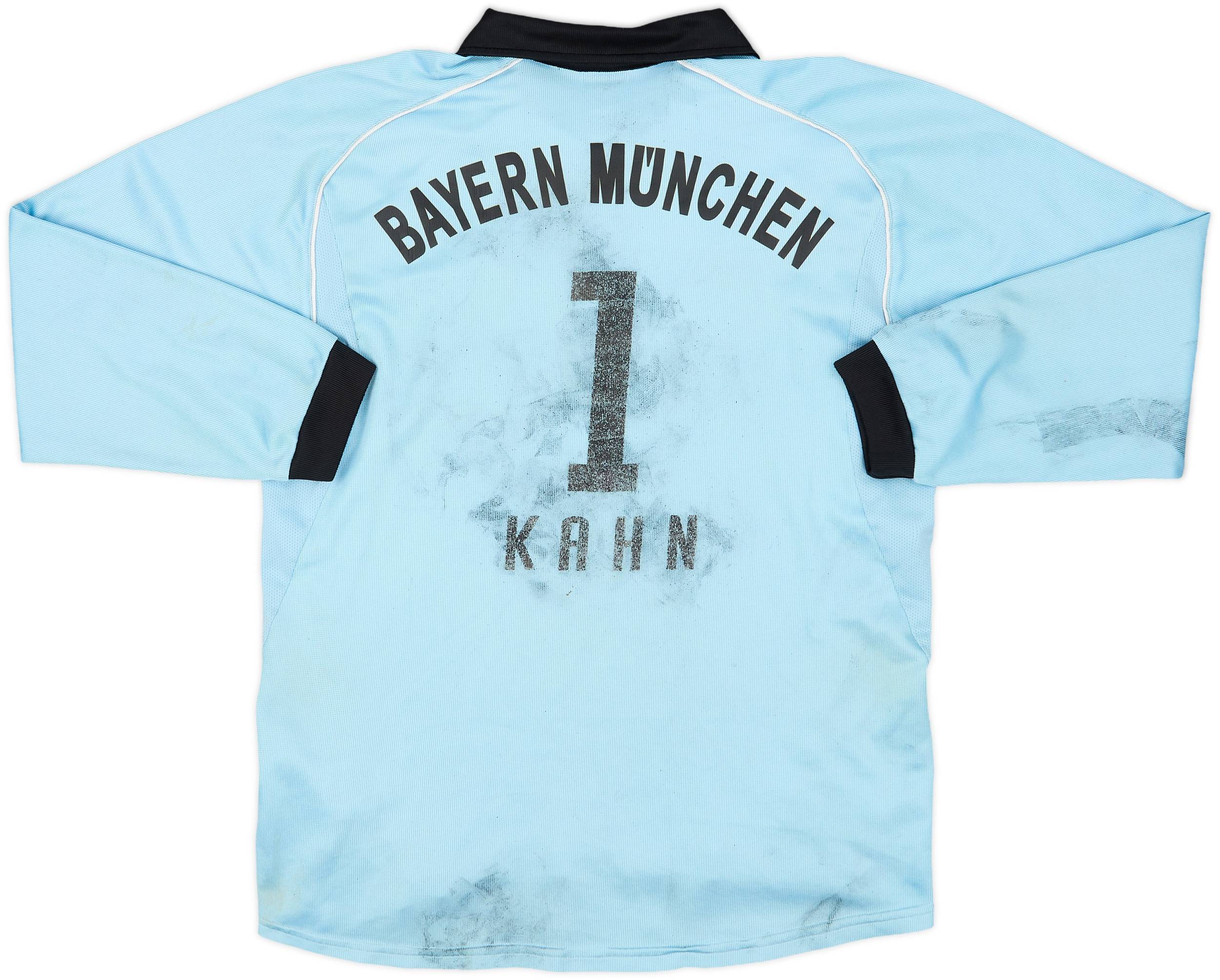 2005-06 Bayern Munich GK Shirt Kahn #1 - 3/10 - (XL.Boys)