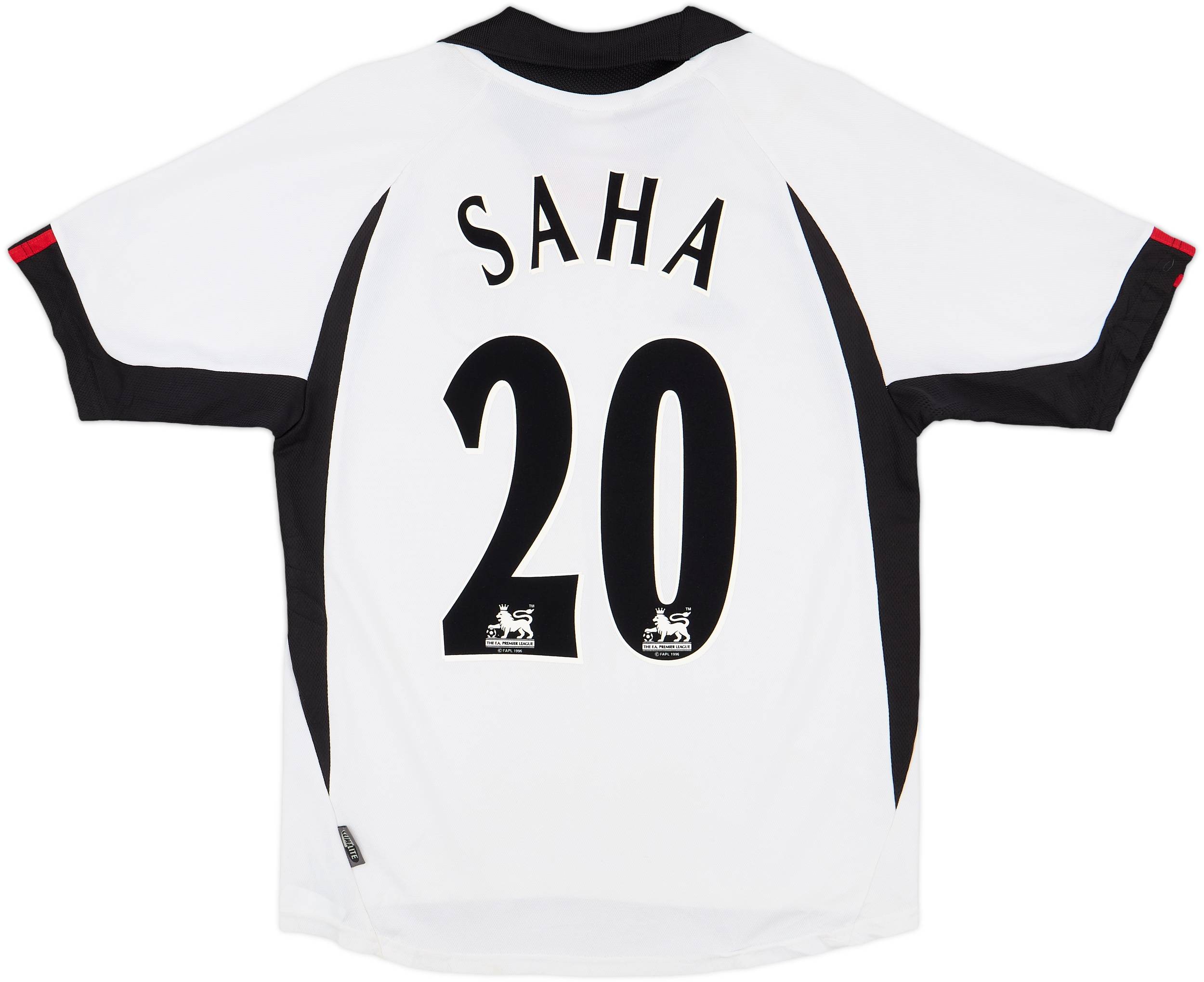 2001-02 Fulham Home Shirt Saha #20 8/10 (S)