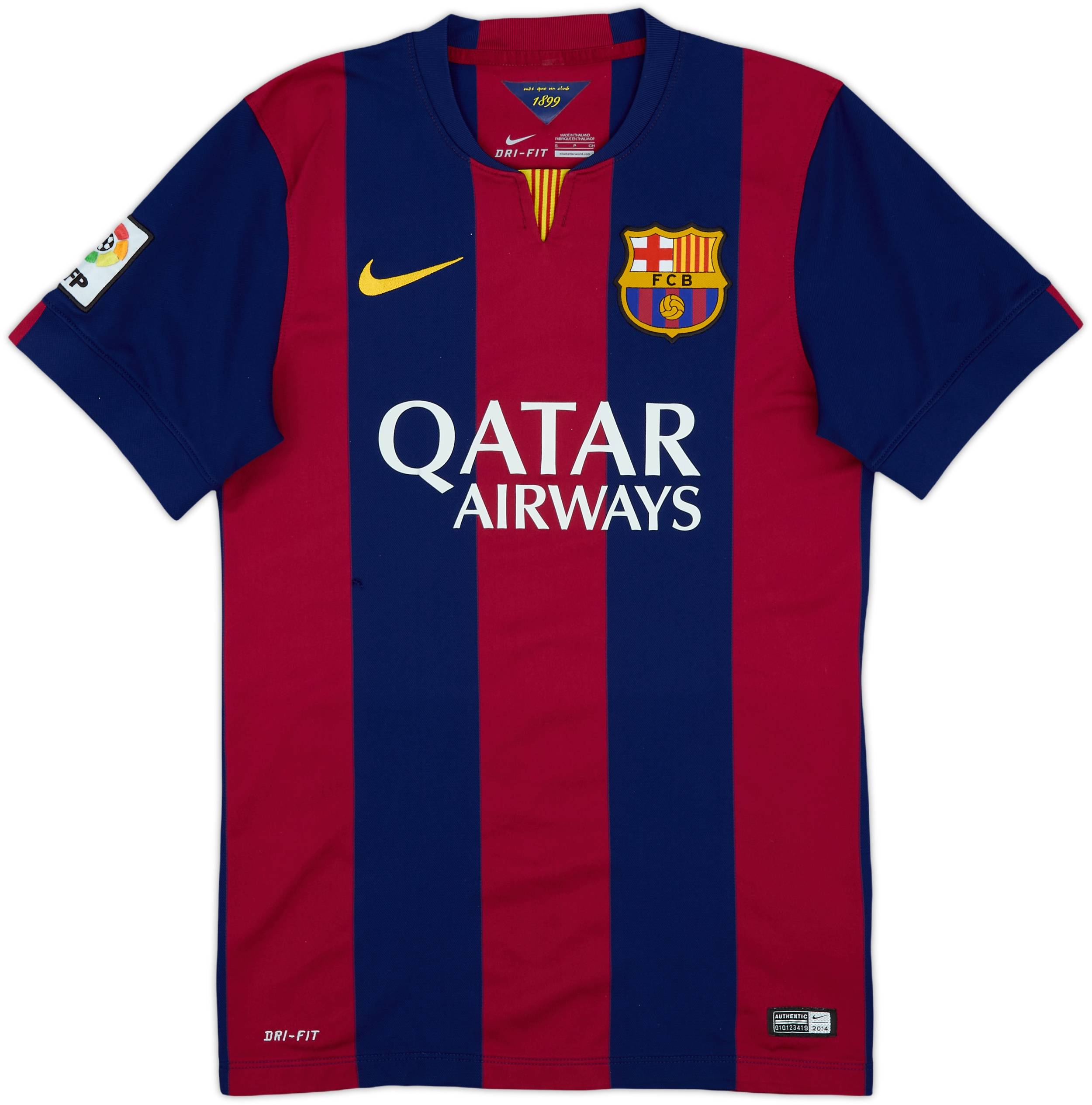 2014-15 Barcelona Home Shirt Neymar Jr #11 - 5/10 - (S)