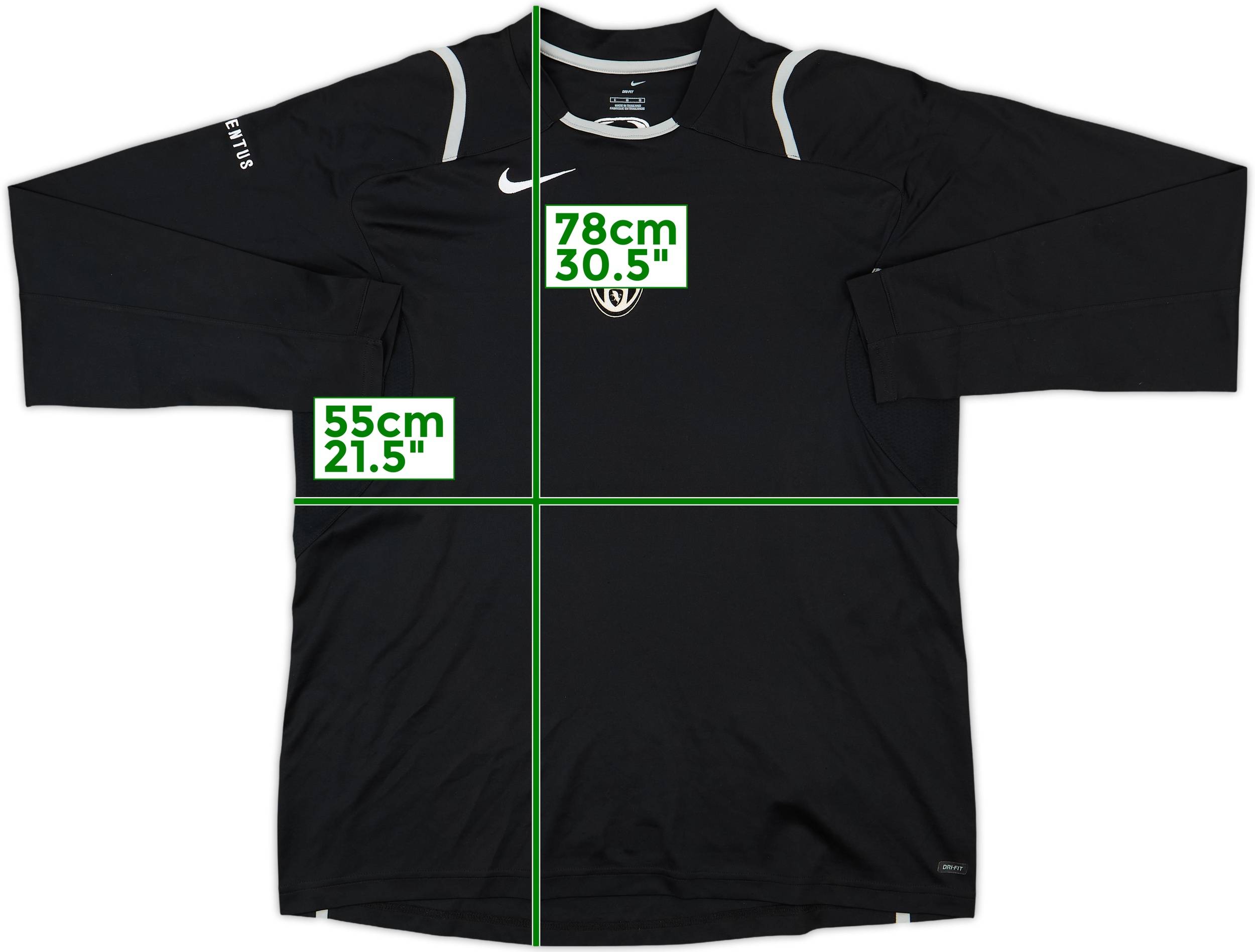 2006-07 Juventus Nike Training L/S Shirt - 8/10 - (L)