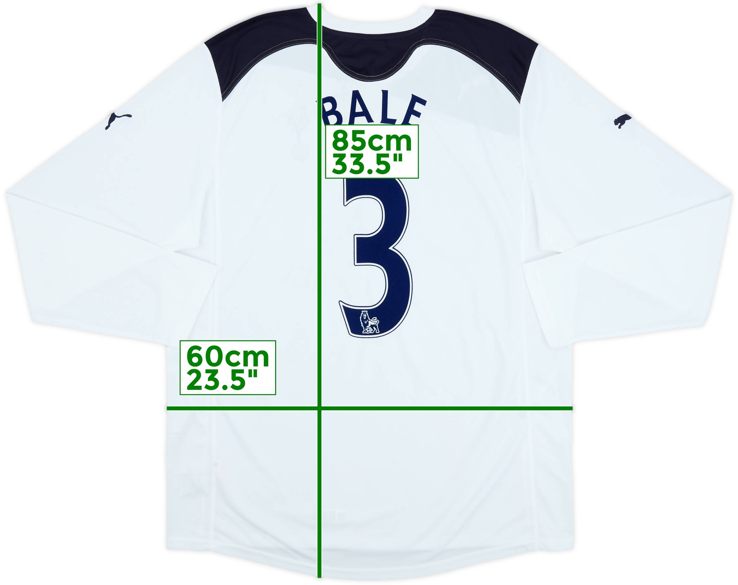 2010-11 Tottenham Home L/S Shirt Bale #3 - 7/10 - (XL)