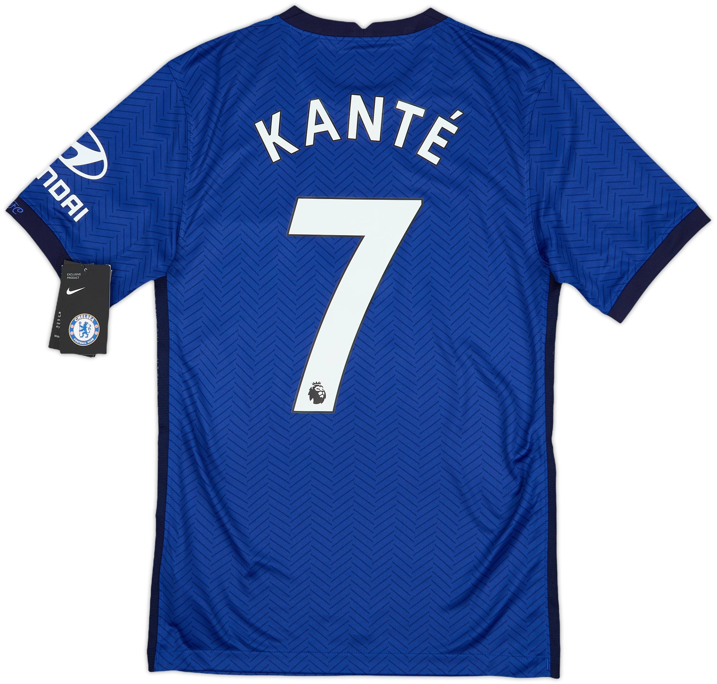 Chelsea FC KANTÉ 7 サッカージャージ 2020-21 Chelsea Home Shirt Kante #7 (XS)
