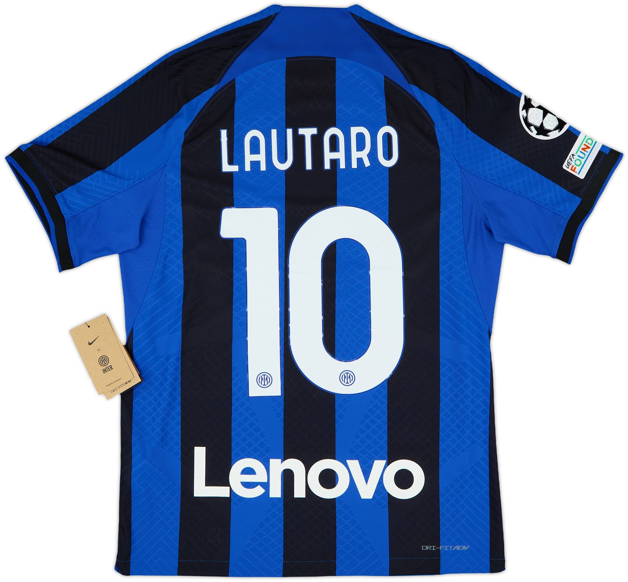 2022-23 Inter Milan Authentic Home Shirt Lautaro #10 (M)