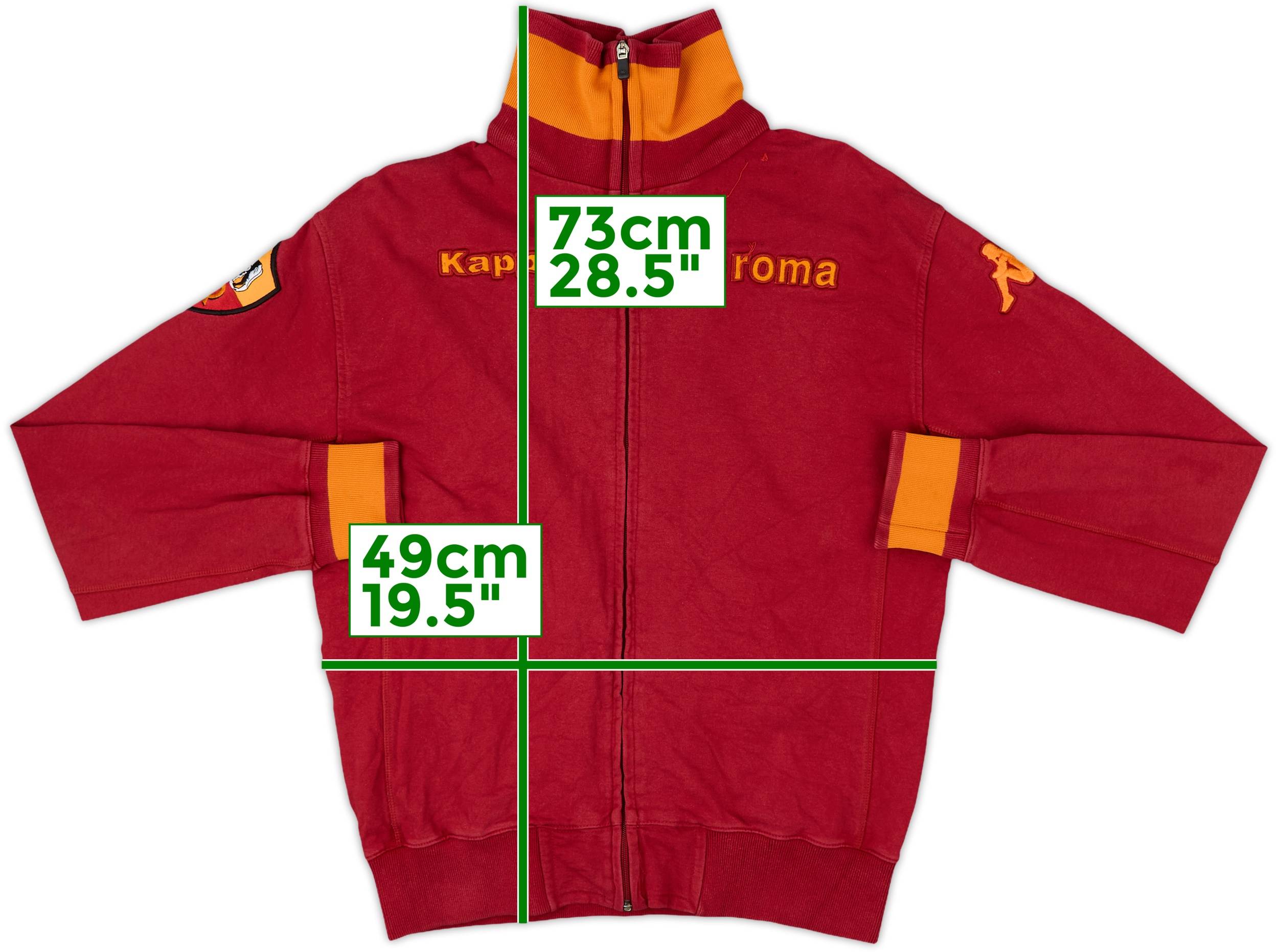 ASroma Kappa ジップジャケット　ASローマ Vintage Kappa AC Roma Football Jacket Soccer Mens Track Top