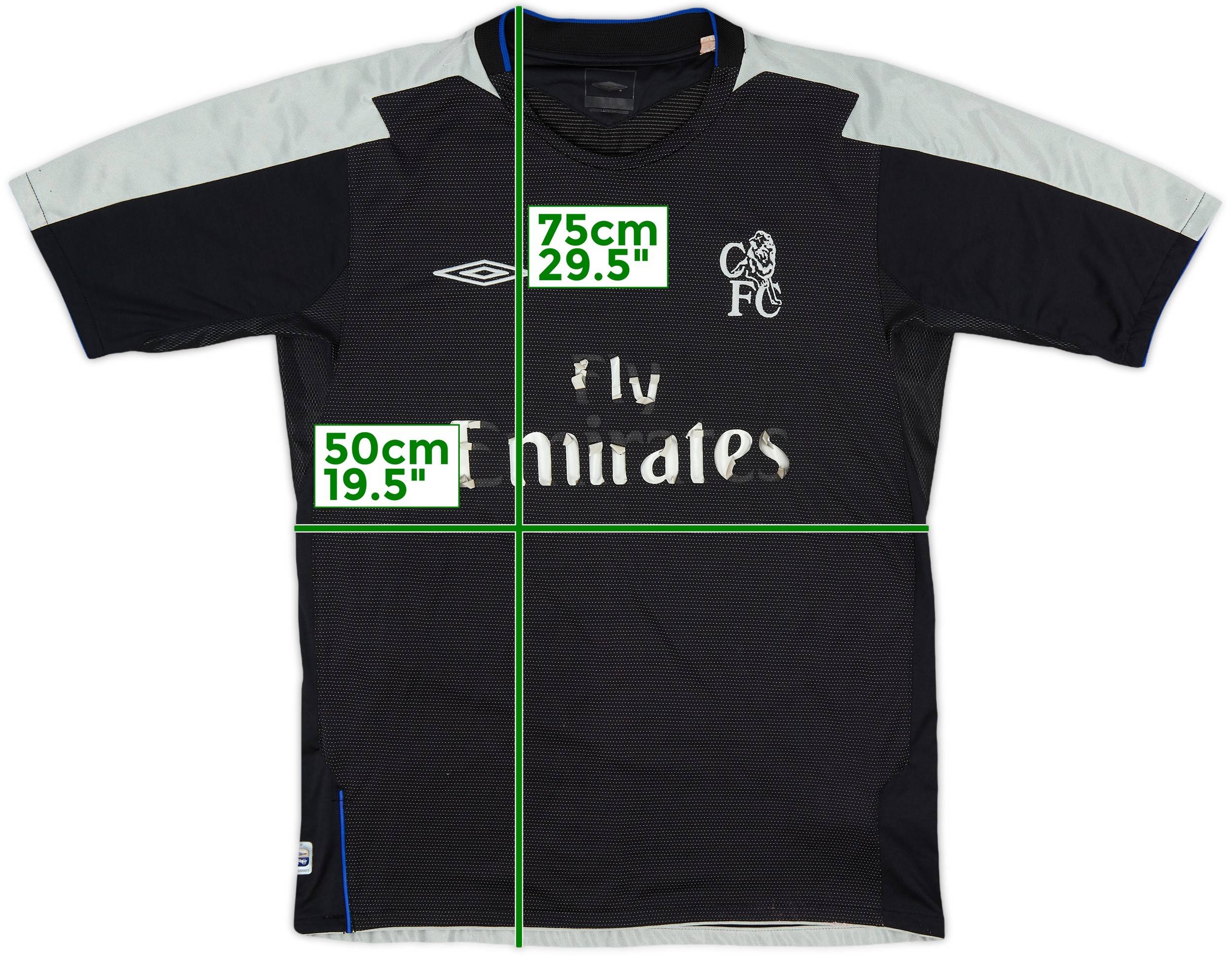 ウェア umbro 04/05 chelsea away game shirt M 2004-05 Chelsea Away Shirt - 4/10 - (M)