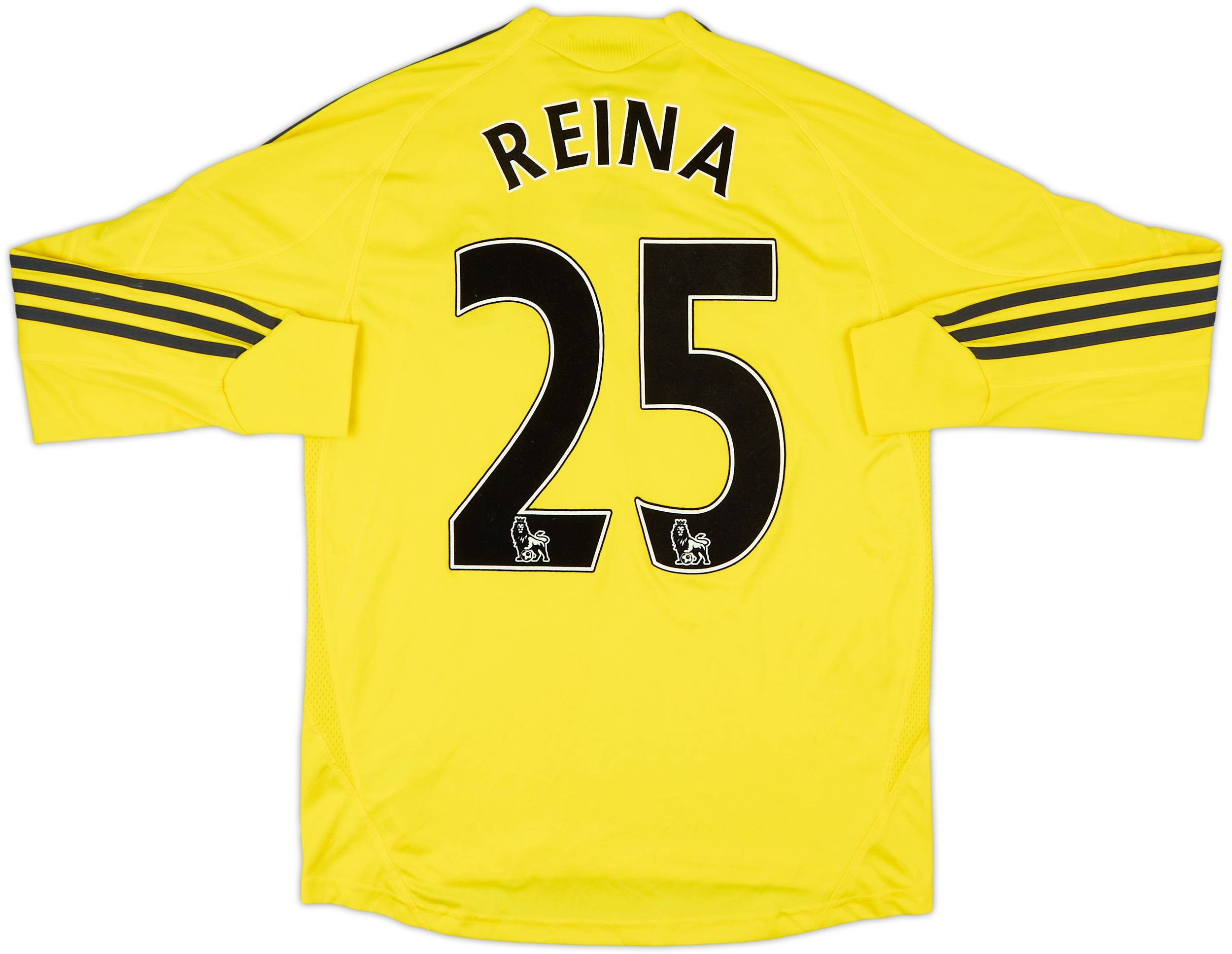 【Reina】 2009-10 Liverpool GK Shirt Reina #25 - 7/10 - (L.Boys)