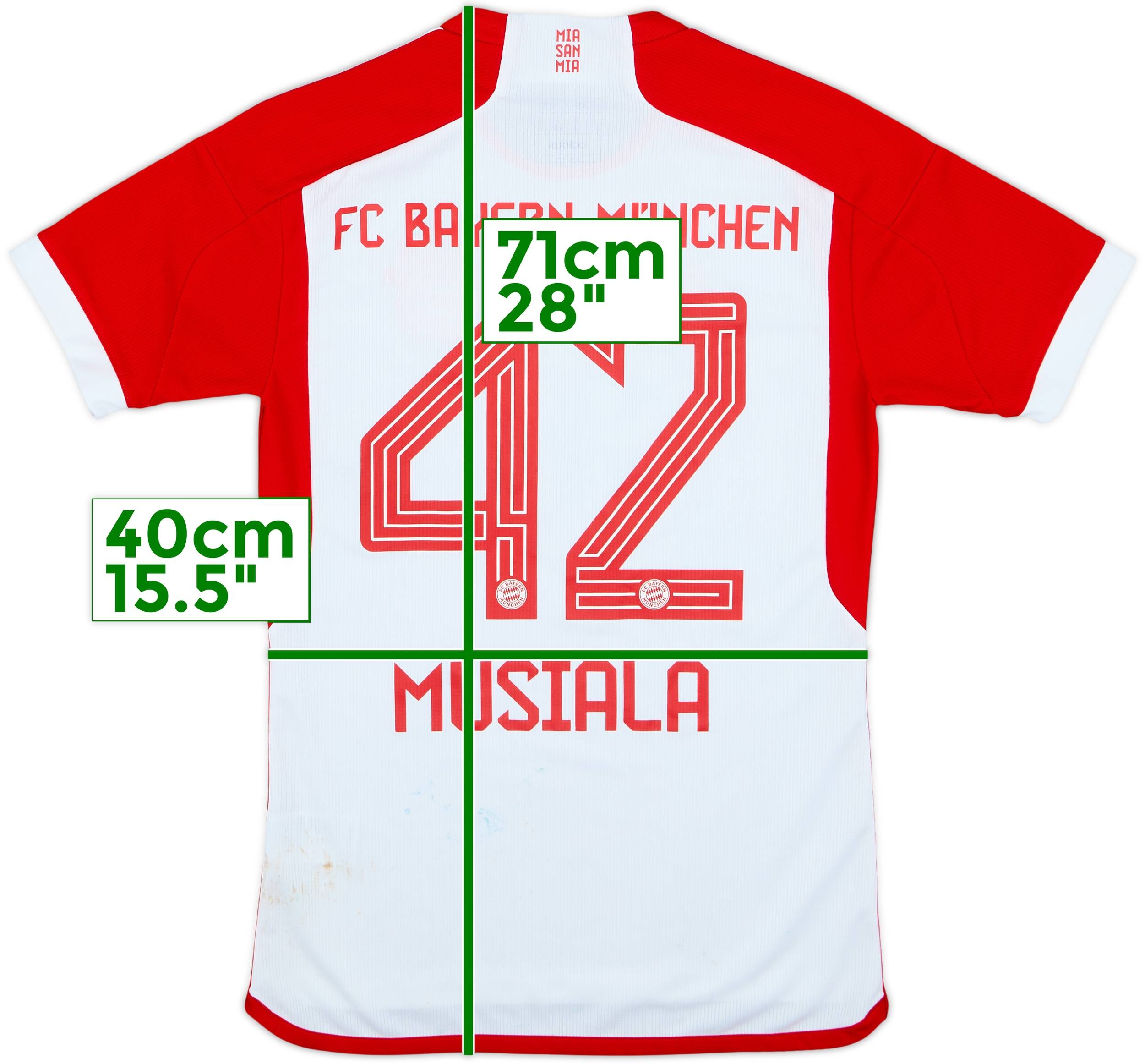 2023-24 Bayern Munich Home Shirt Musiala #42 - 5/10 - (XS)