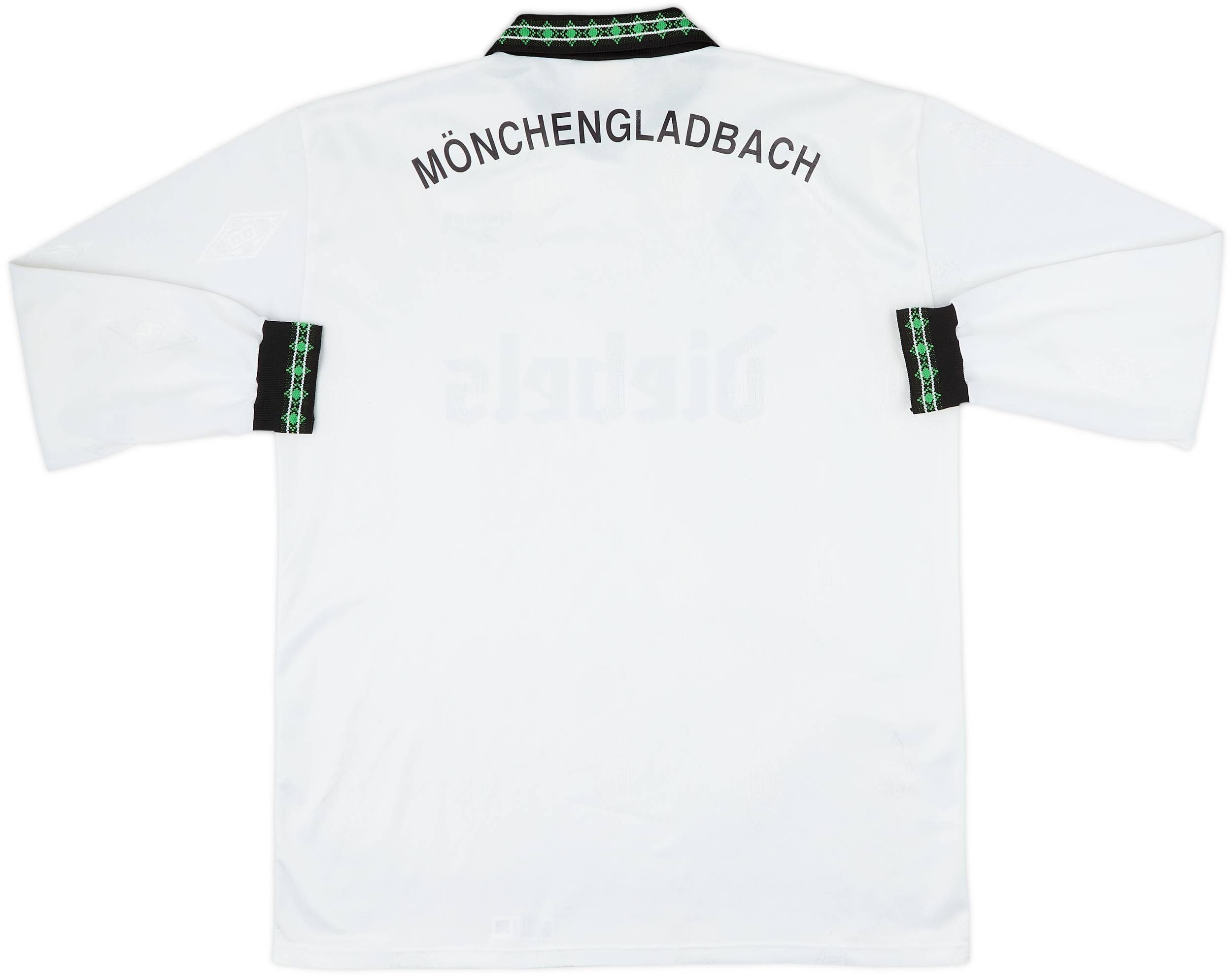 1995-96 Borussia Monchengladbach Home L/S Shirt - 8/10 - (XL)