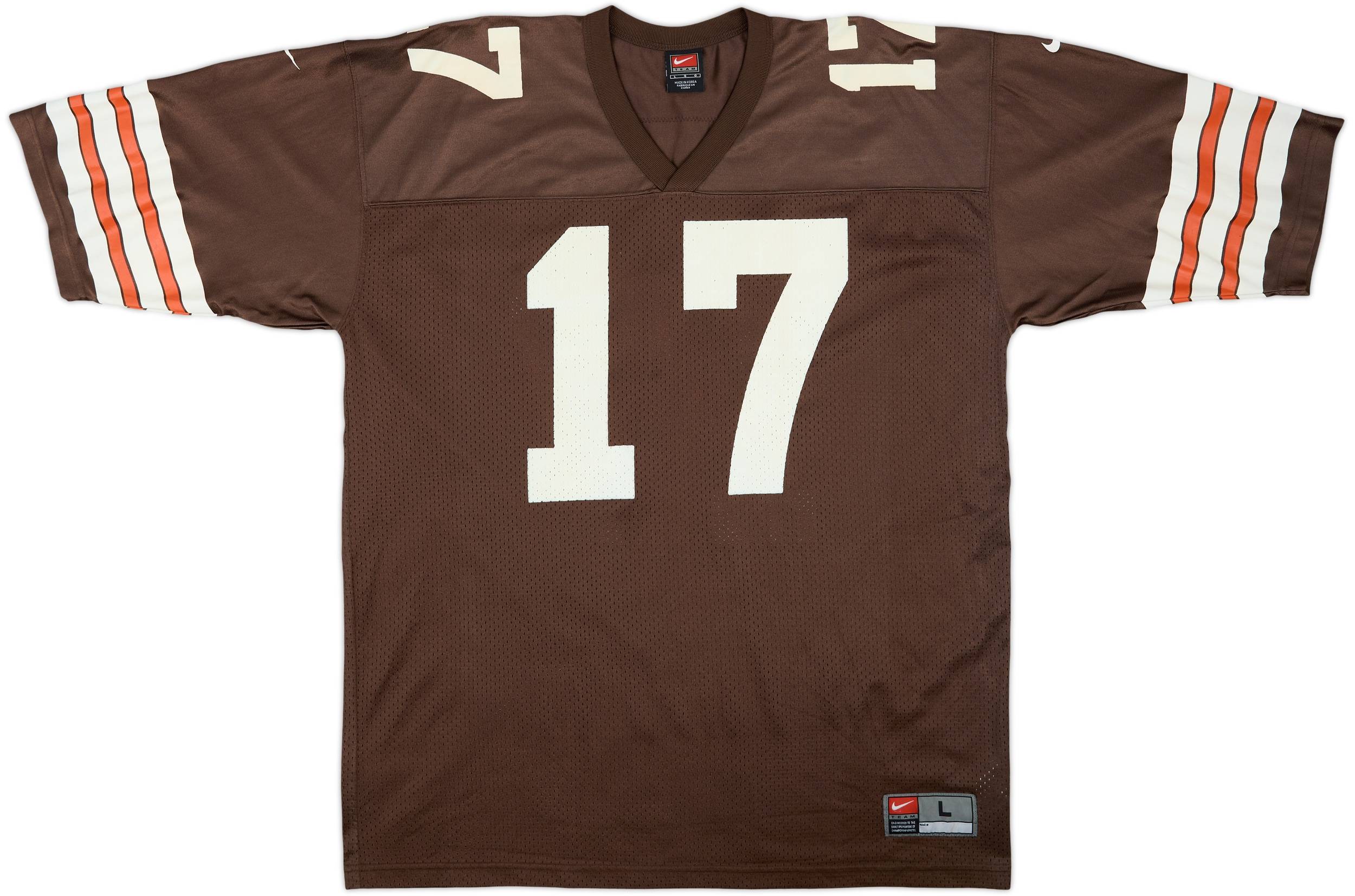 2000 Cleveland Browns Gardocki #17 Nike Home Jersey - 7/10 - (L)