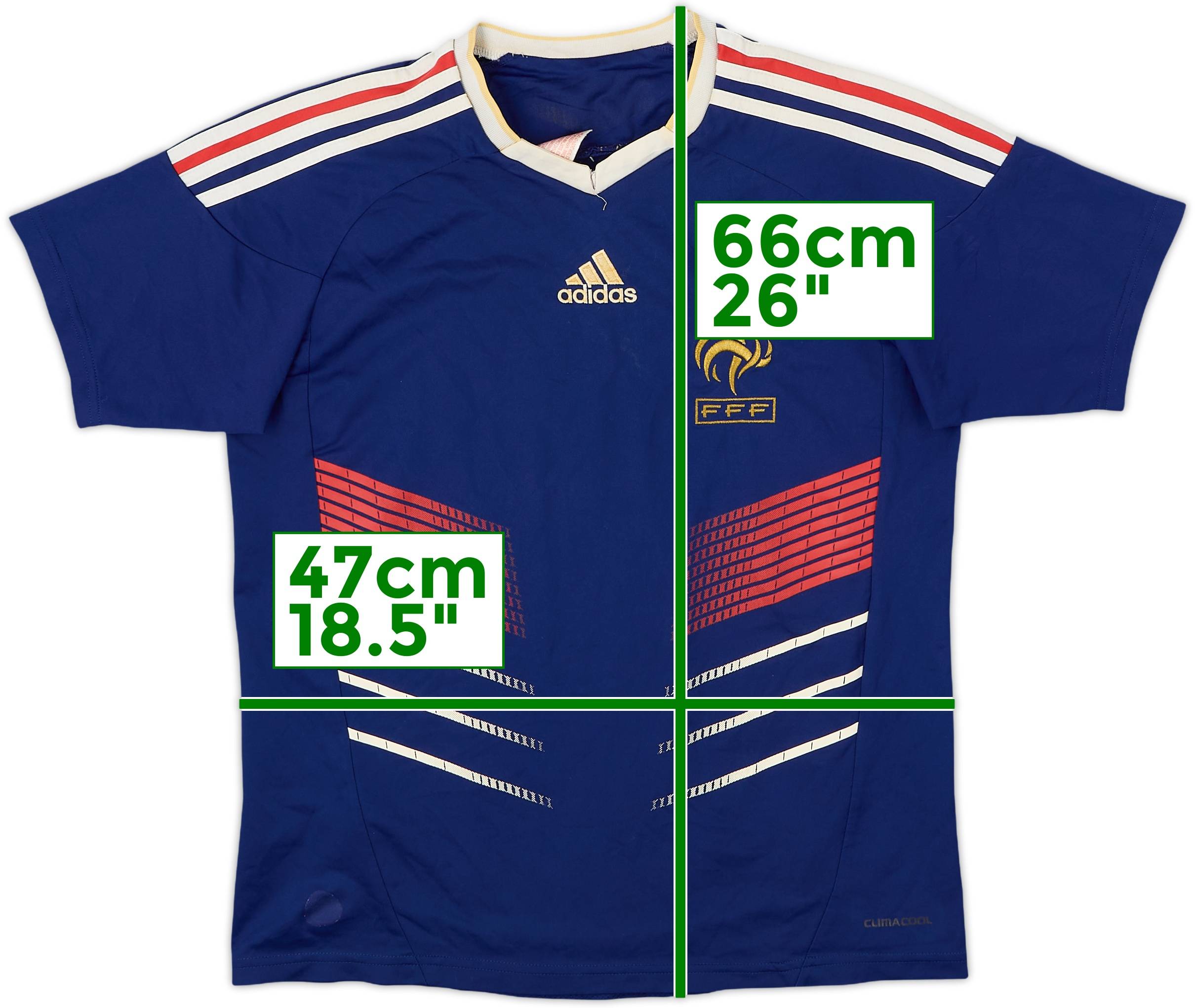 2009-10 France Home Shirt - 4/10 - (XL.Boys)