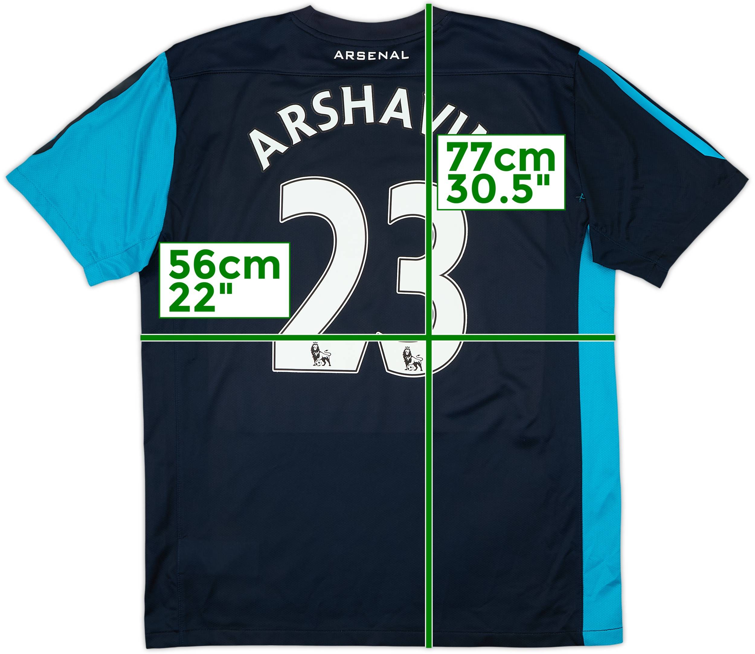 2011-12 Arsenal Away Shirt Arshavin #23 - 8/10 - (L)