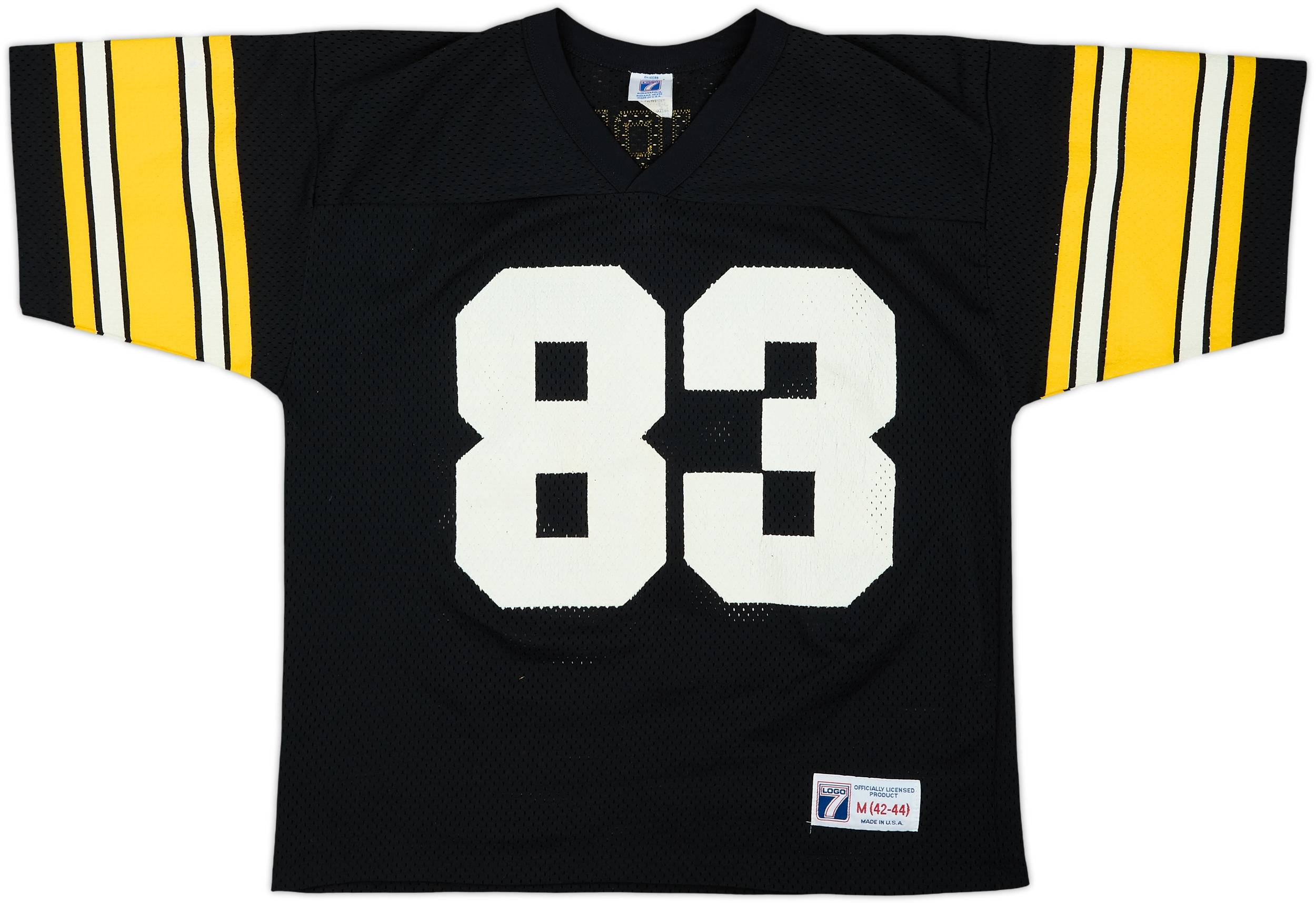 1989-91 Pittsburgh Steelers Lipps #83 Logo 7 Home Jersey - 8/10 - (M)