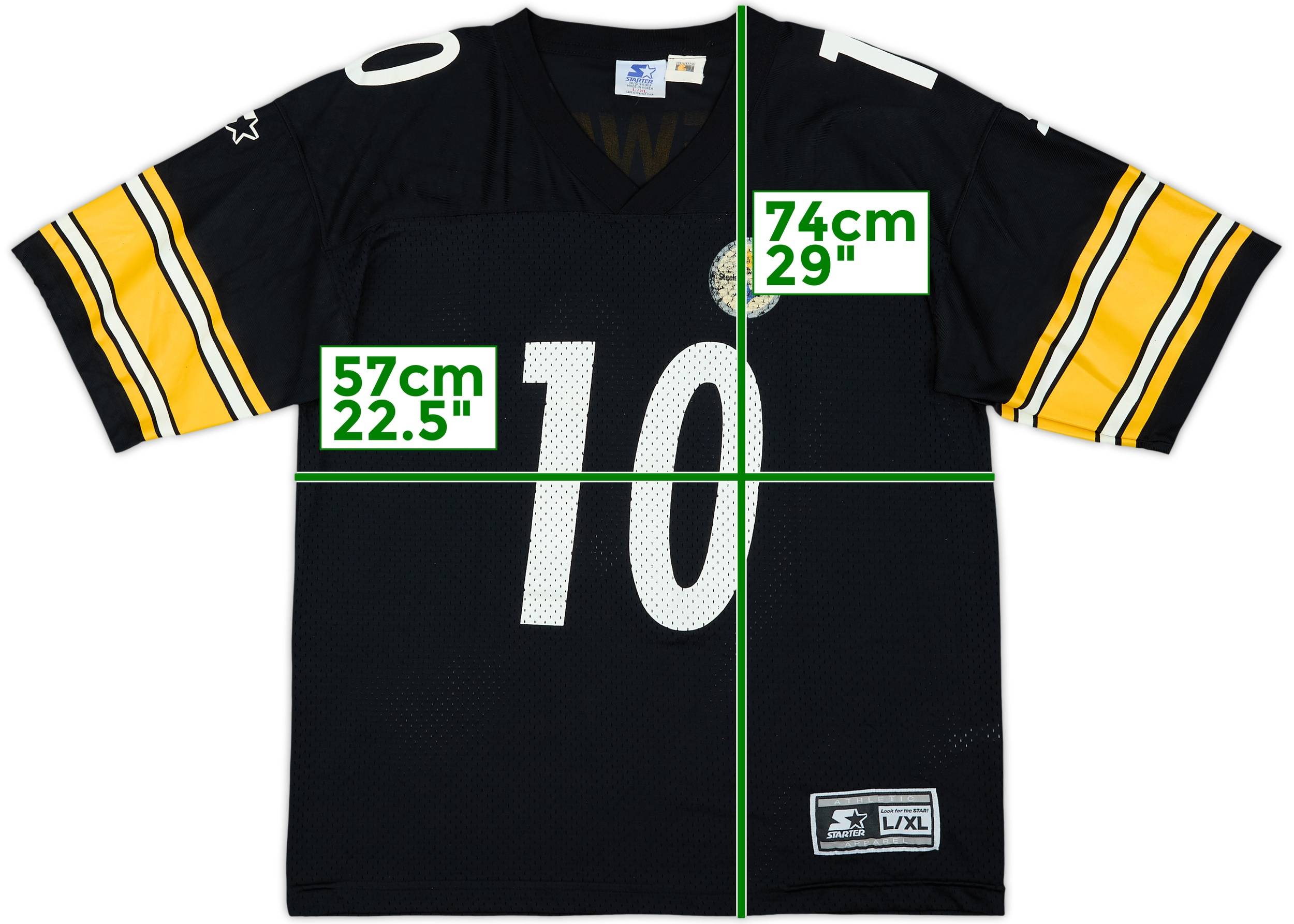 ★値下げ★新品未使用★Pittsburgh Steelers ユニフォームXL 1997-98 Pittsburgh Steelers Stewart #10 Starter Home Jersey - 7/10